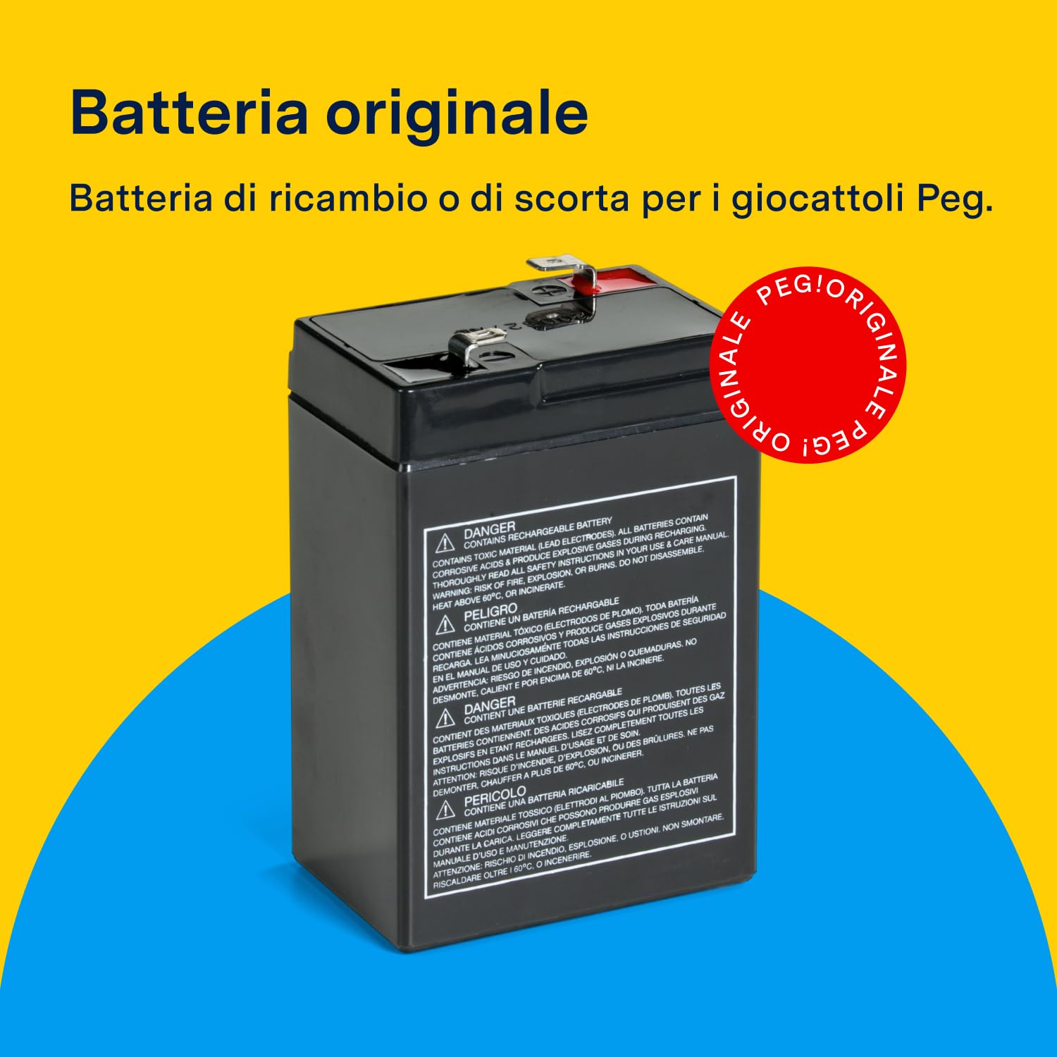 peg-perego-akku-6v-4-5ah-mit-klinkenstecker-original-ersatzakku-f-r-elektrofahrz image 4