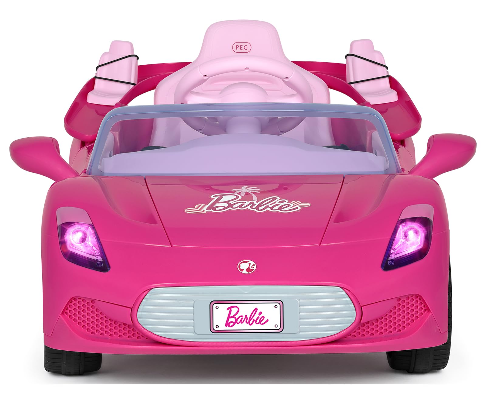 peg-perego-barbie-rc-elektroauto-12v-mit-fernbedienung-2-sitzer-f-r-puppen image 2