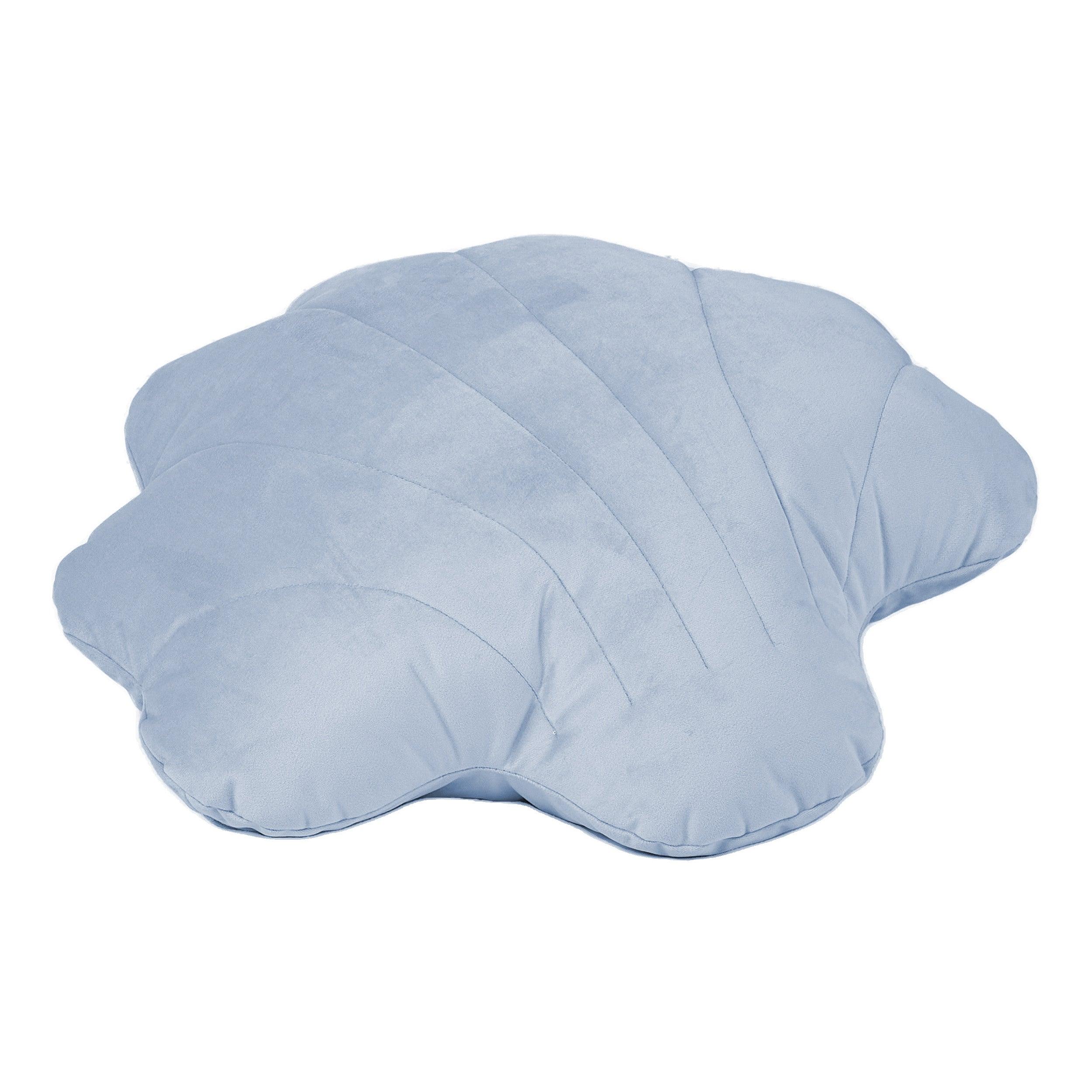 hoppekids-mermaid-kissen-muschelform-blau-30-x-14-x-35-cm image 1