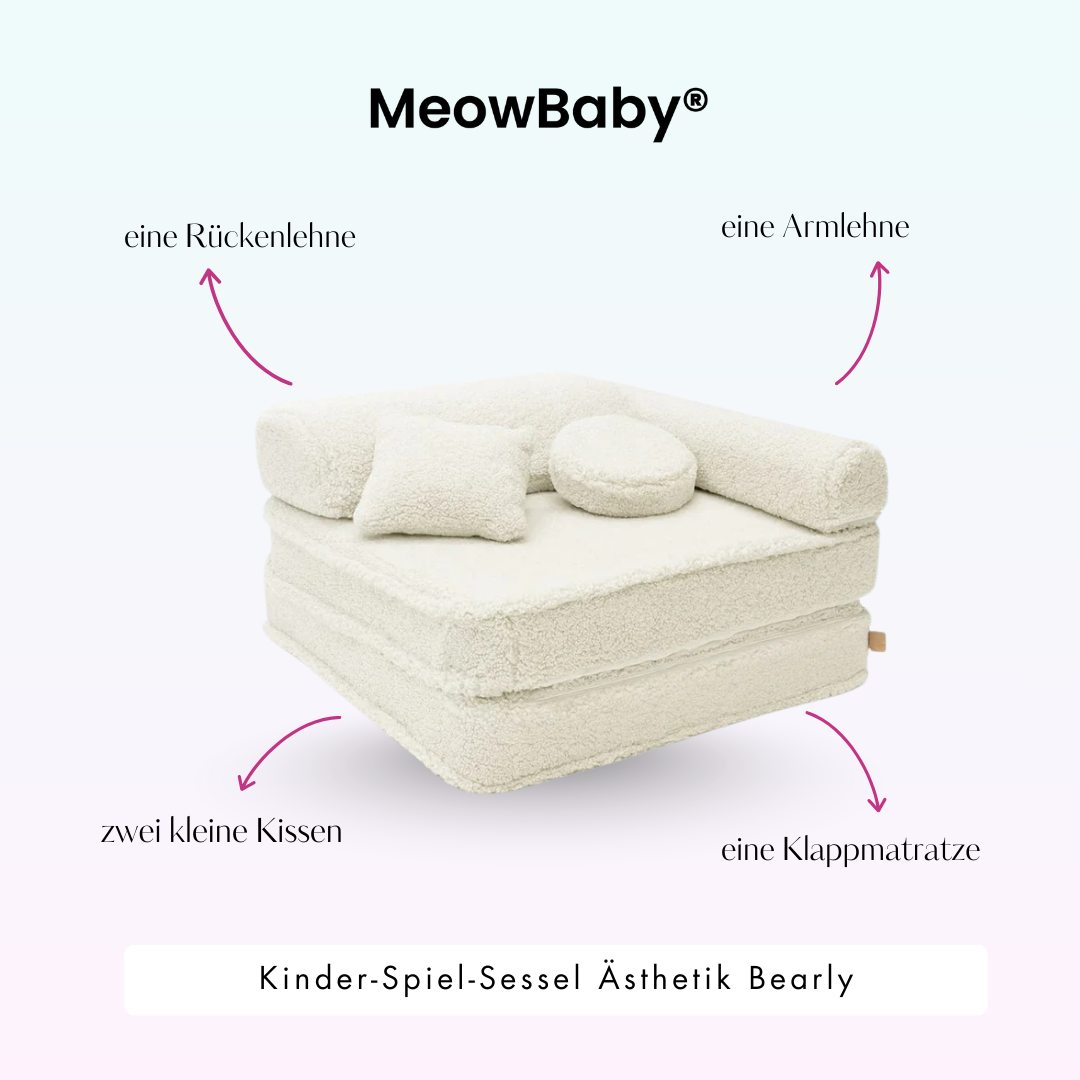 meowbaby-kindersessel-3-in-1-bearly-soft-teddy-edition-faltbare-kindercouch-spie image 3