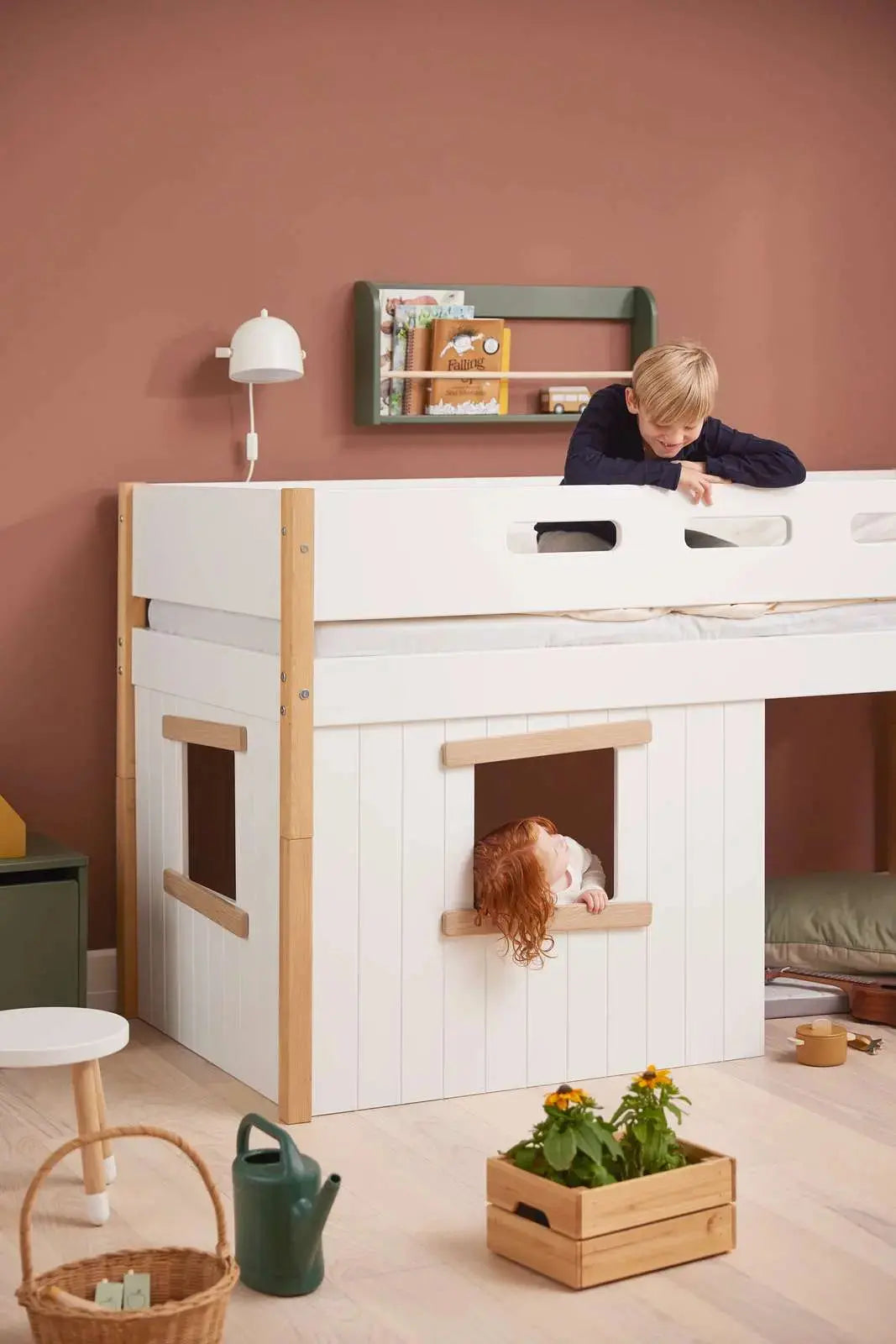 flexa-nor-spielbett-120-cm-mit-baumhaus-gerader-leiter-und-absturzsicherung-90x2 image 5