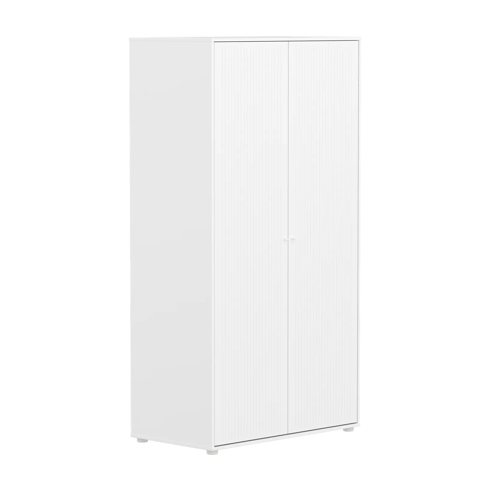 flexa-saga-kleiderschrank-2-t-ren-mit-rillen-wei image 3