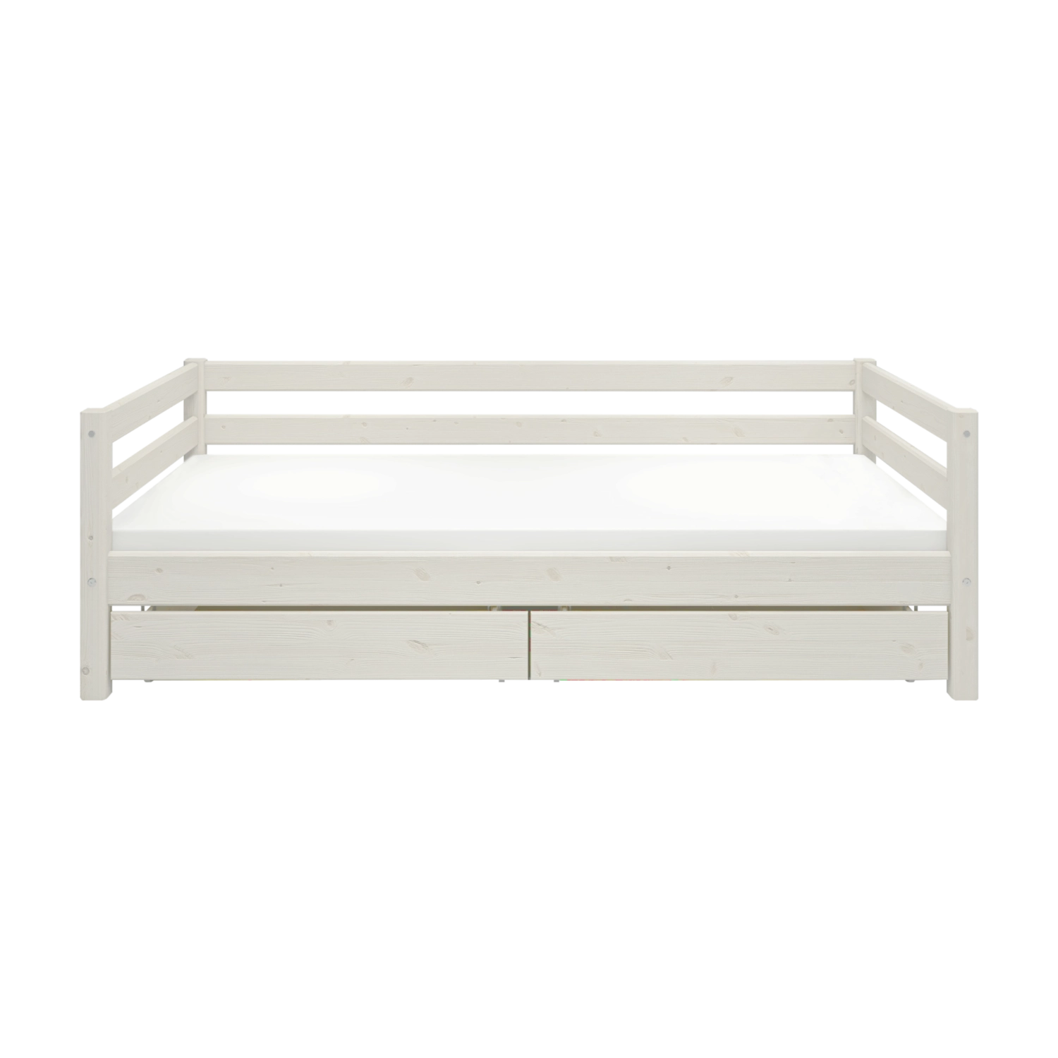 flexa-classic-einzelbett-tagesbett-90x200-cm-wei-mit-schubladen image 3
