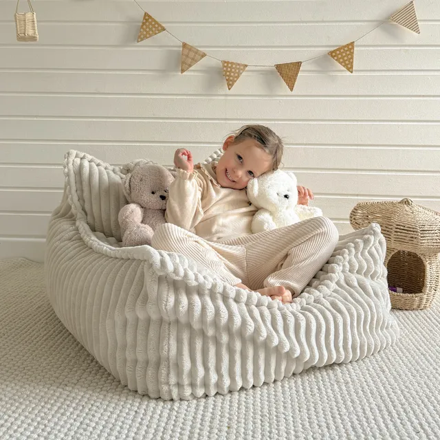 meowbaby-kinder-sitzsack-churros-eckig image 1