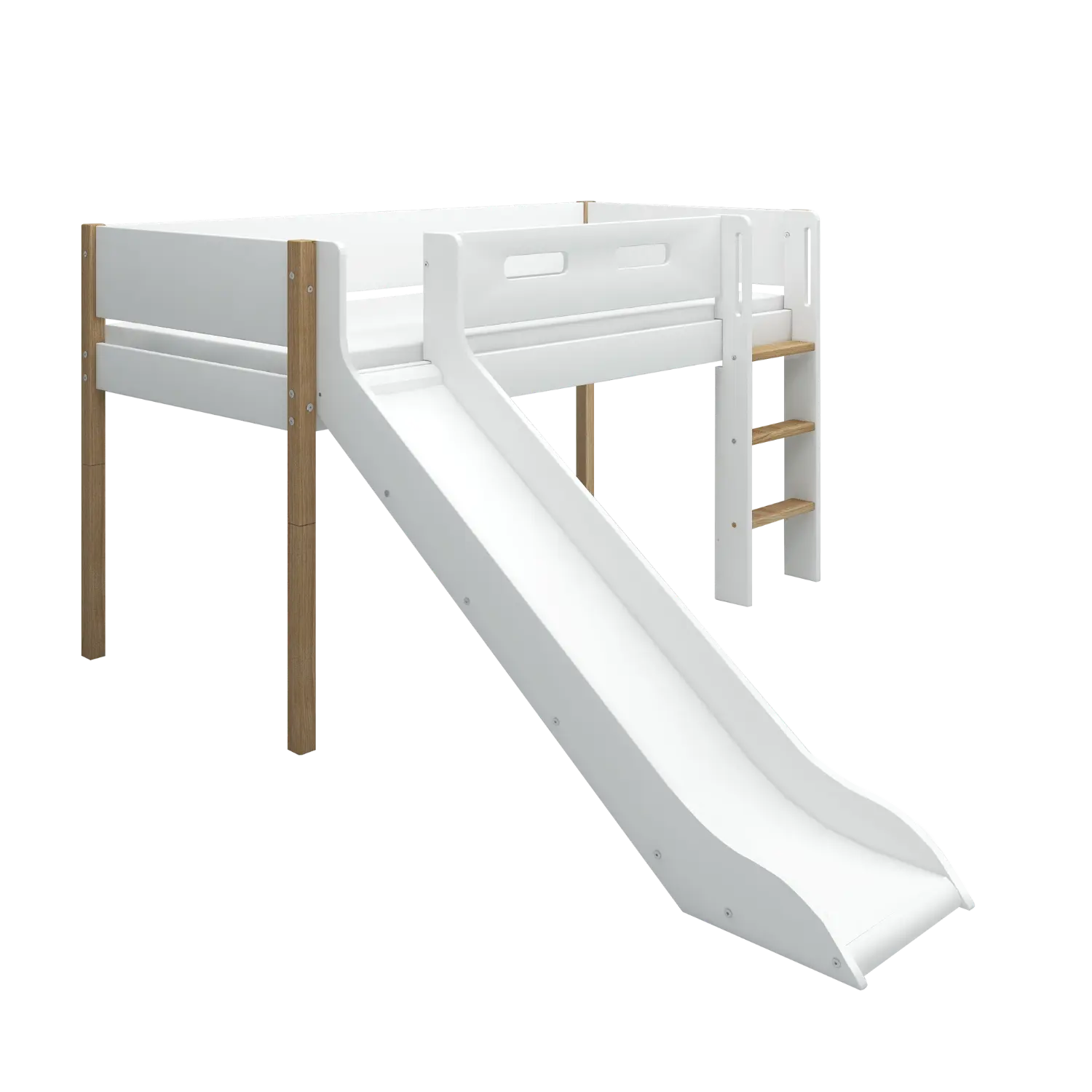 flexa-nor-spielbett-120-cm-mit-rutsche-und-leiter-90x200-cm-wei-eiche image 8