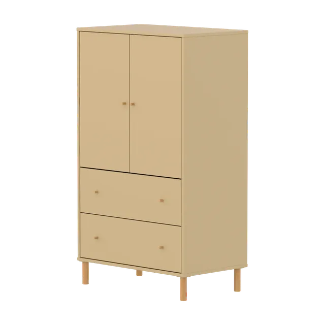flexa-saga-schrank-2-t-ren-und-2-schubladen-eichenf-e-und-griffe-oat image 1