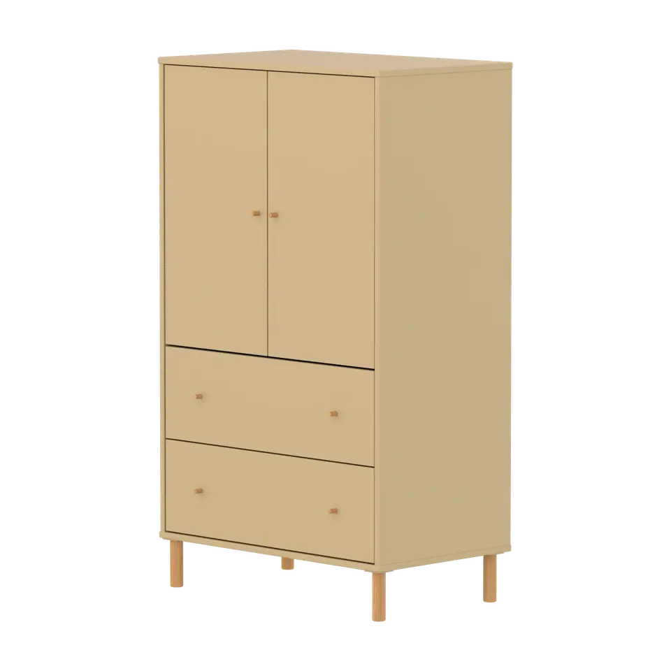 flexa-saga-schrank-2-t-ren-und-2-schubladen-eichenf-e-und-griffe-oat image 1