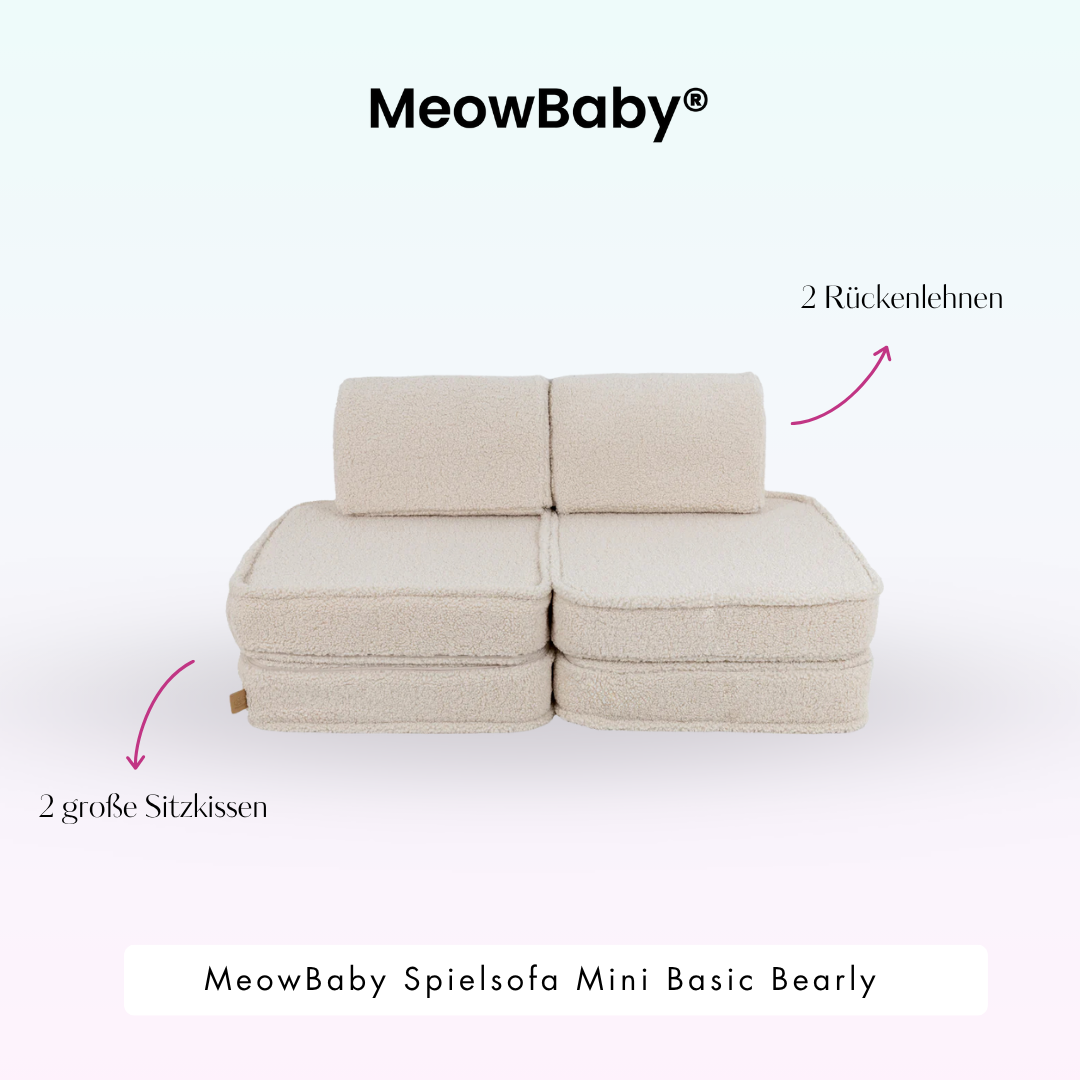 meowbaby-spielsofa-mini-basic-bearly-soft-teddy-edition-kuschel-kindersofa image 3