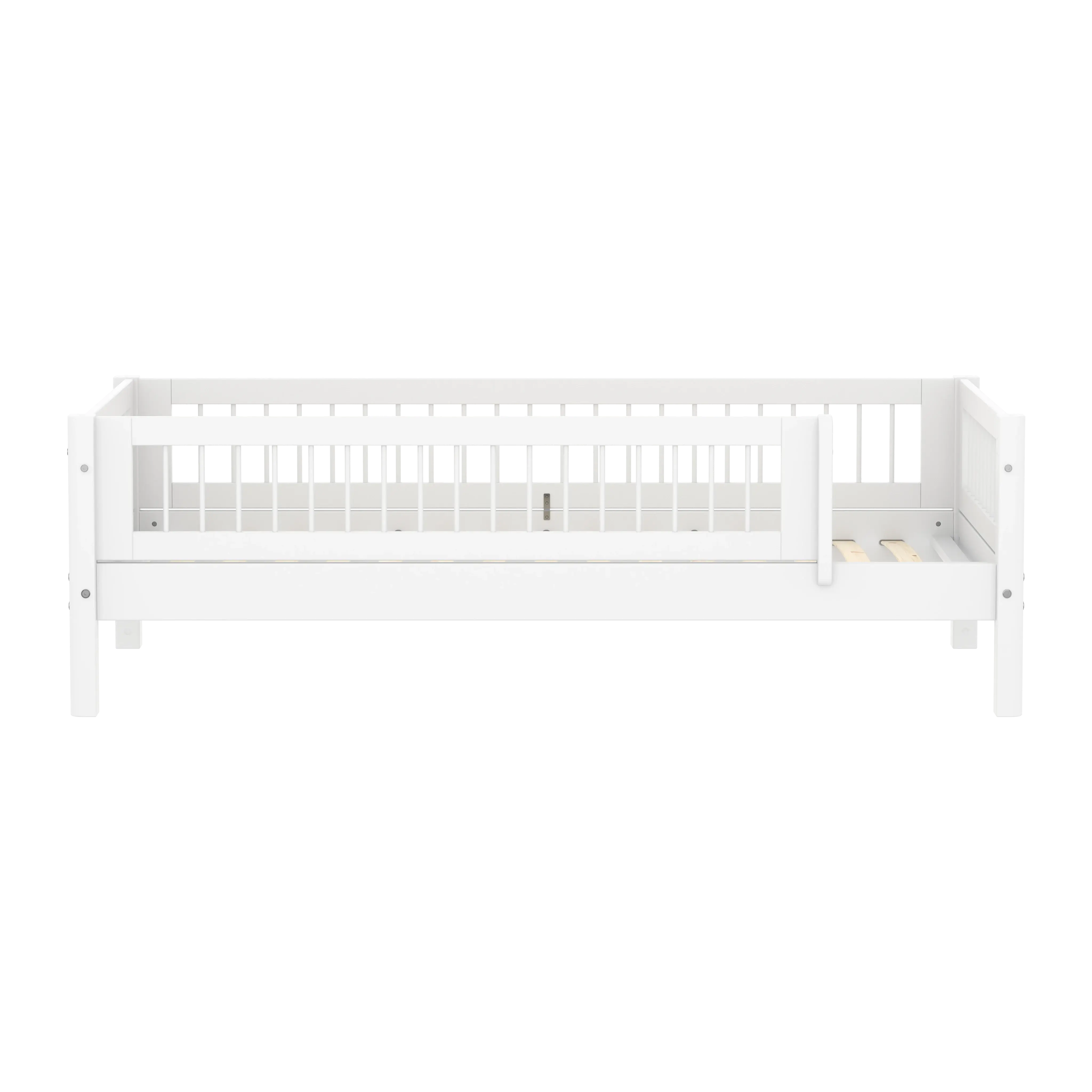 flexa-white-einzelbett-mit-crossbars-und-absturzsicherung-90x200-cm-wei image 2
