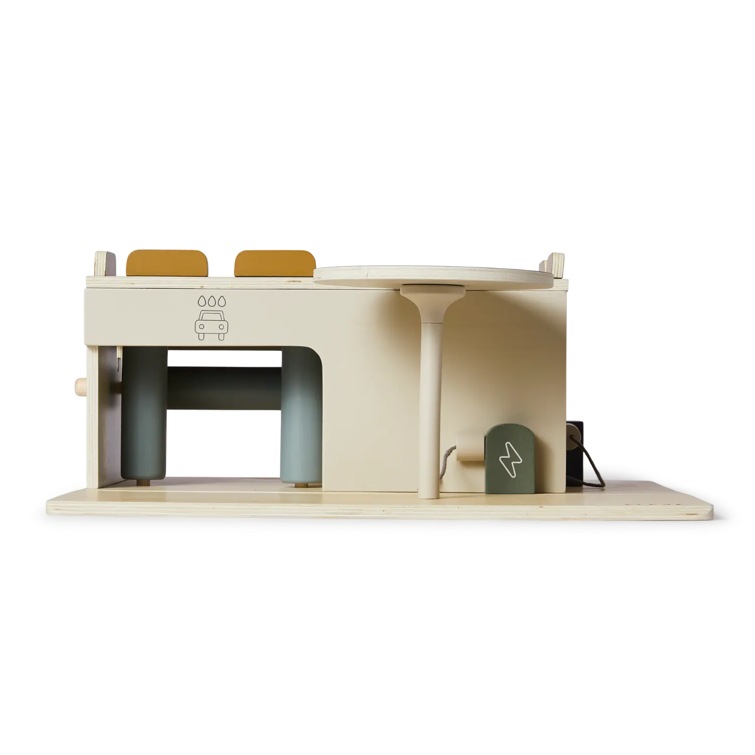 flexa-play-parkhaus-aus-holz-mit-hubschrauberlandeplatz image 4
