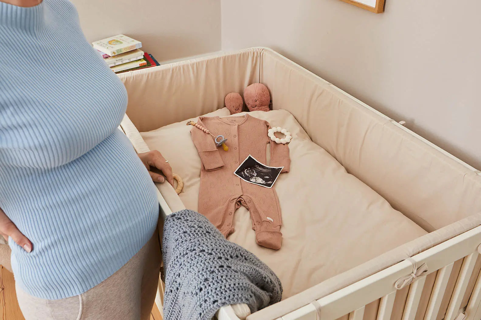 flexa-dawn-baby-bettw-sche-70x100-cm-warm-gray-aus-baumwolle image 5