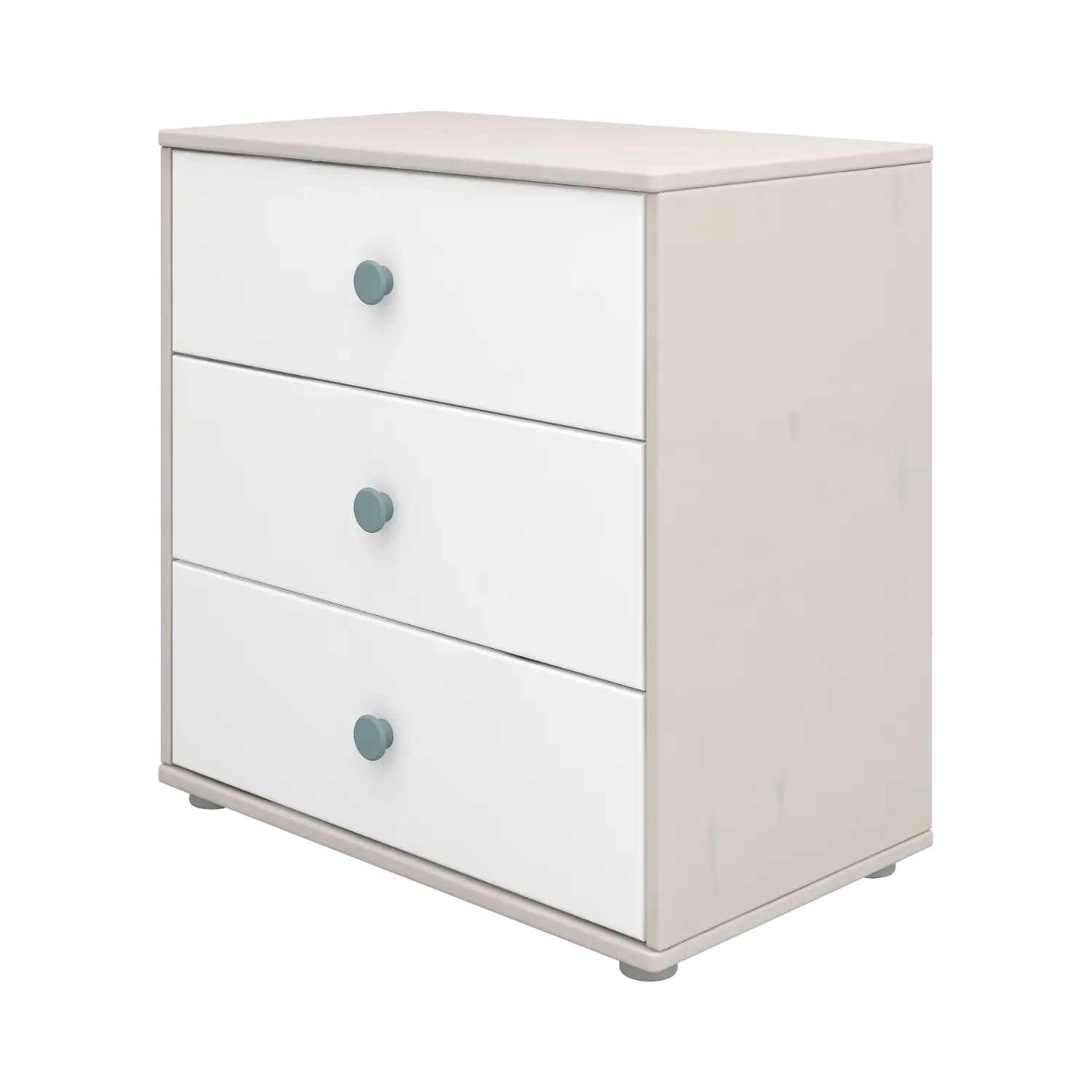 flexa-classic-kommode-mit-3-schubladen-grau image 1