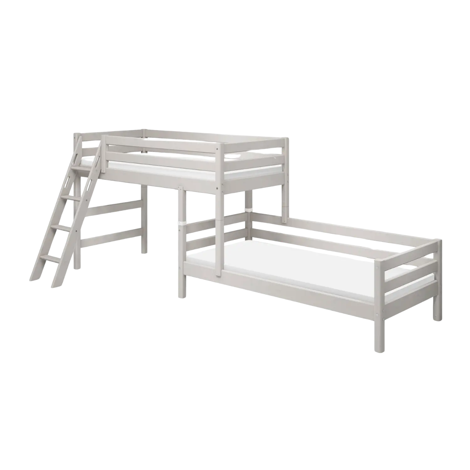 flexa-classic-etagenbett-90x200-cm-mit-leiter-und-absturzsicherung-halbhoch-143- image 2