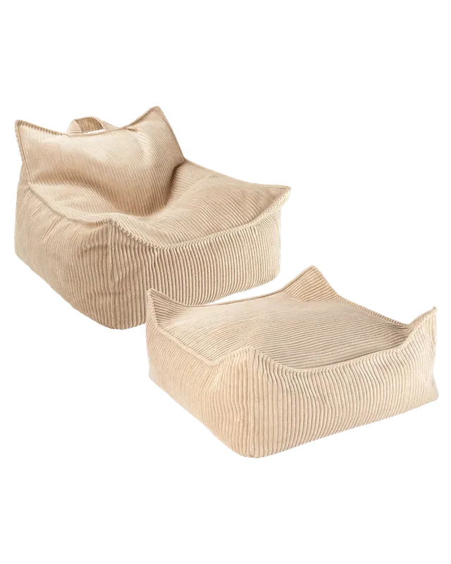 wigiwama-brown-sugar-sitzsack-ottoman-set image 1