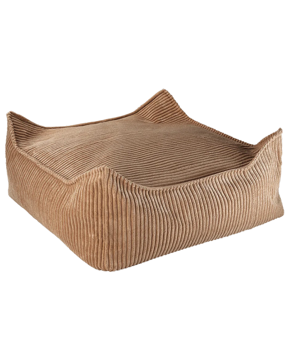 wigiwama-square-ottoman-toffee-cord-quadratischer-kinder-hocker image 1