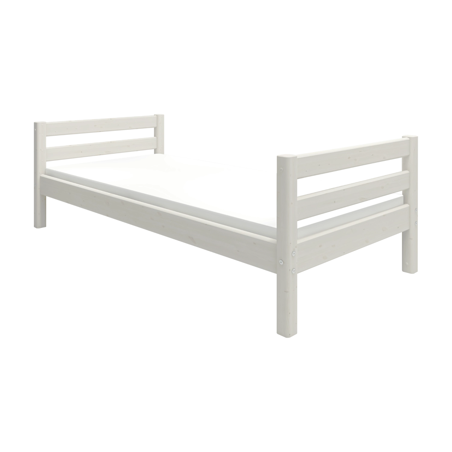 flexa-classic-einzelbett-90x200-cm-wei-mit-lattenrost-bestseller image 1
