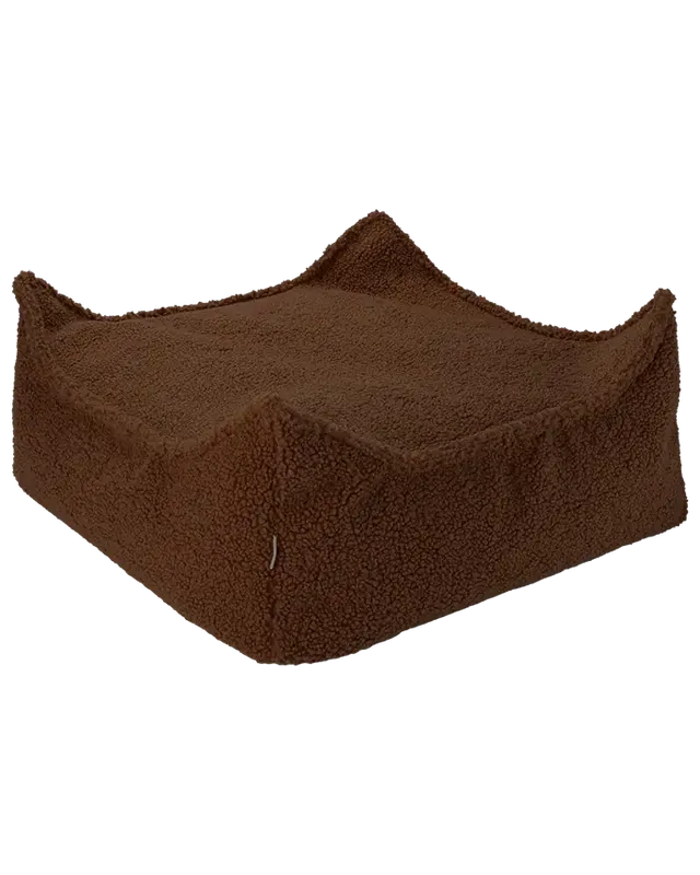 wigiwama-square-ottoman-warm-hazel-teddy-quadratischer-kinder-hocker image 1