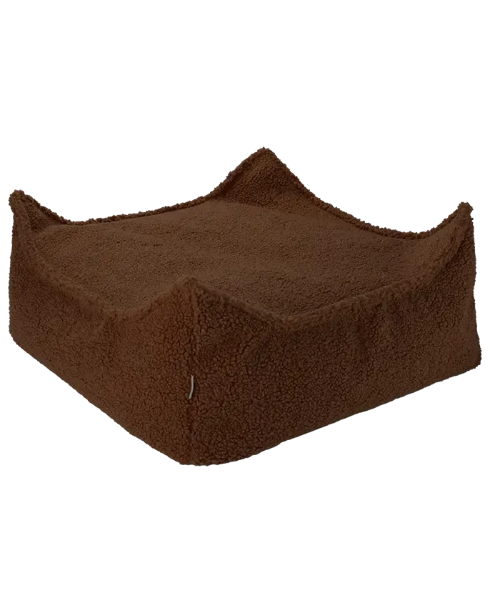wigiwama-square-ottoman-warm-hazel-teddy-quadratischer-kinder-hocker image 1