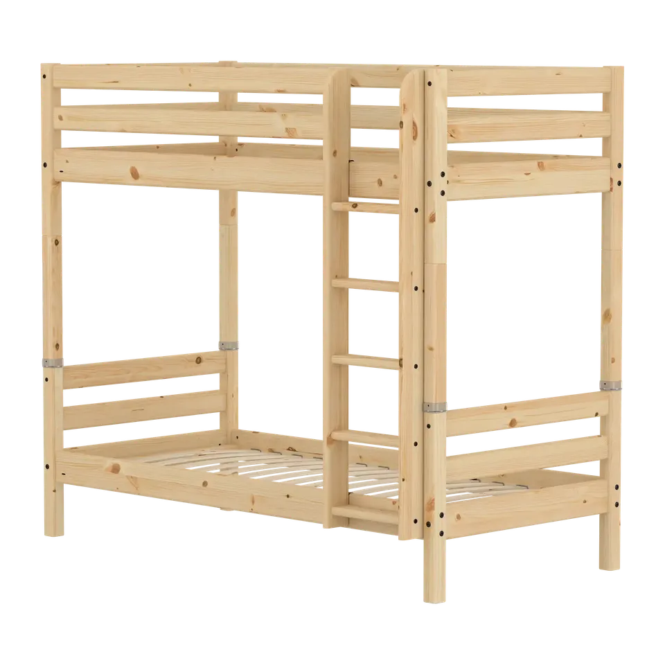 flexa-classic-raw-etagenbett-90x200-cm-kiefernholz image 1