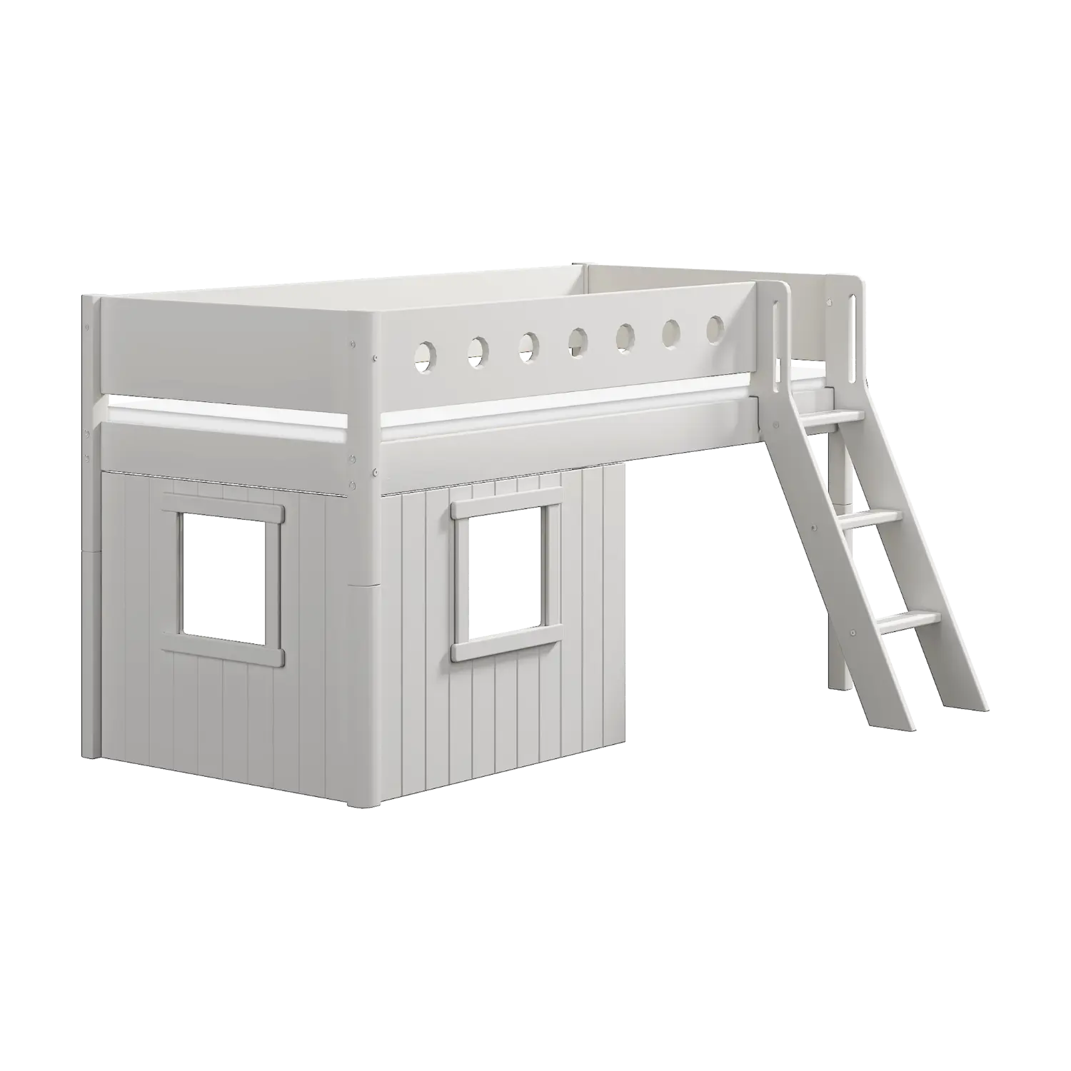 flexa-white-spielbett-120-cm-baumhaus-90x200-cm-mit-leiter-und-absturzsicherung- image 6