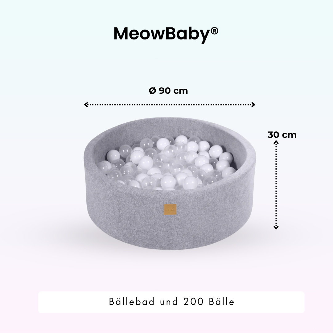 meowbaby-schaumspielset-velvet-mit-b-llebad-und-200-b-llen-eigene-farbauswahl image 4