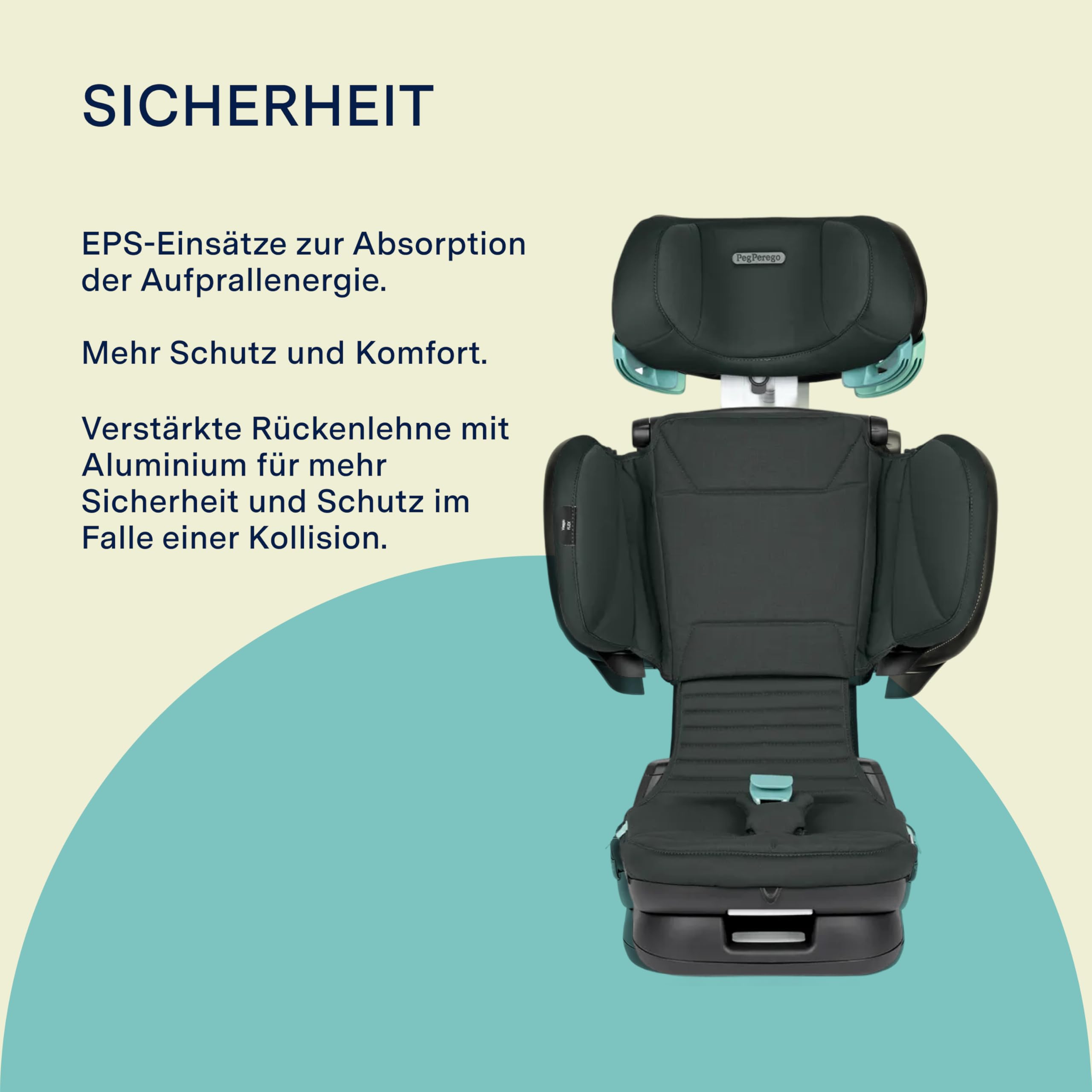 peg-perego-viaggio-flex-i-size-kindersitz-100-150-cm-isofix-klappbar-metal image 5