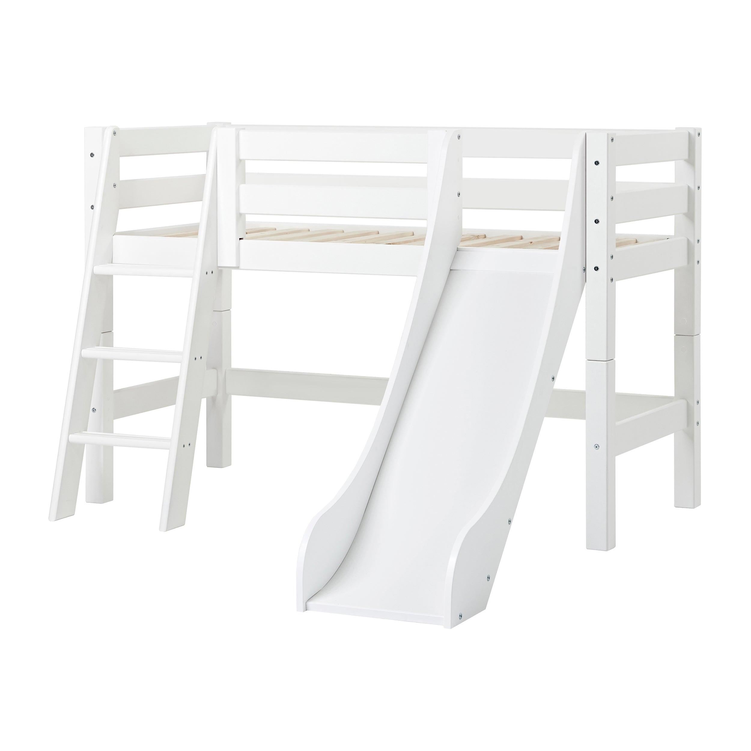 hoppekids-eco-luxury-halbhochbett-mit-rutsche-komplettbett image 1