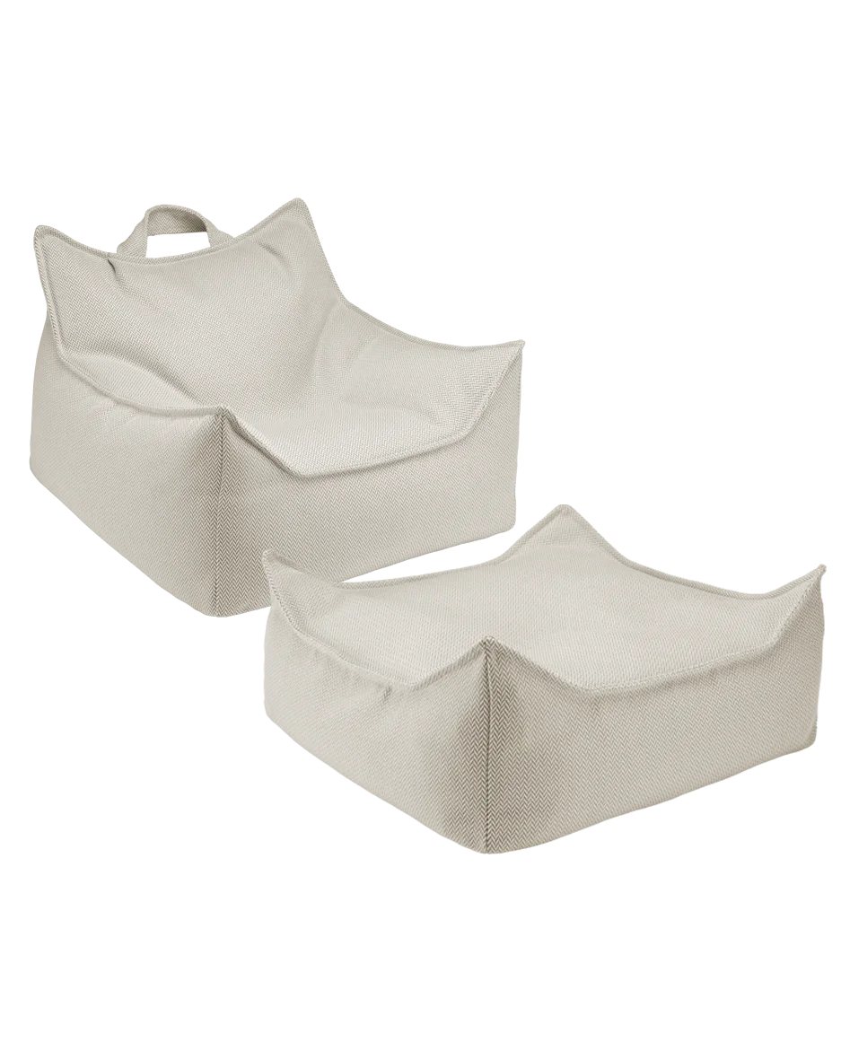 wigiwama-terra-outdoor-sitzsack-ottoman-set image 1