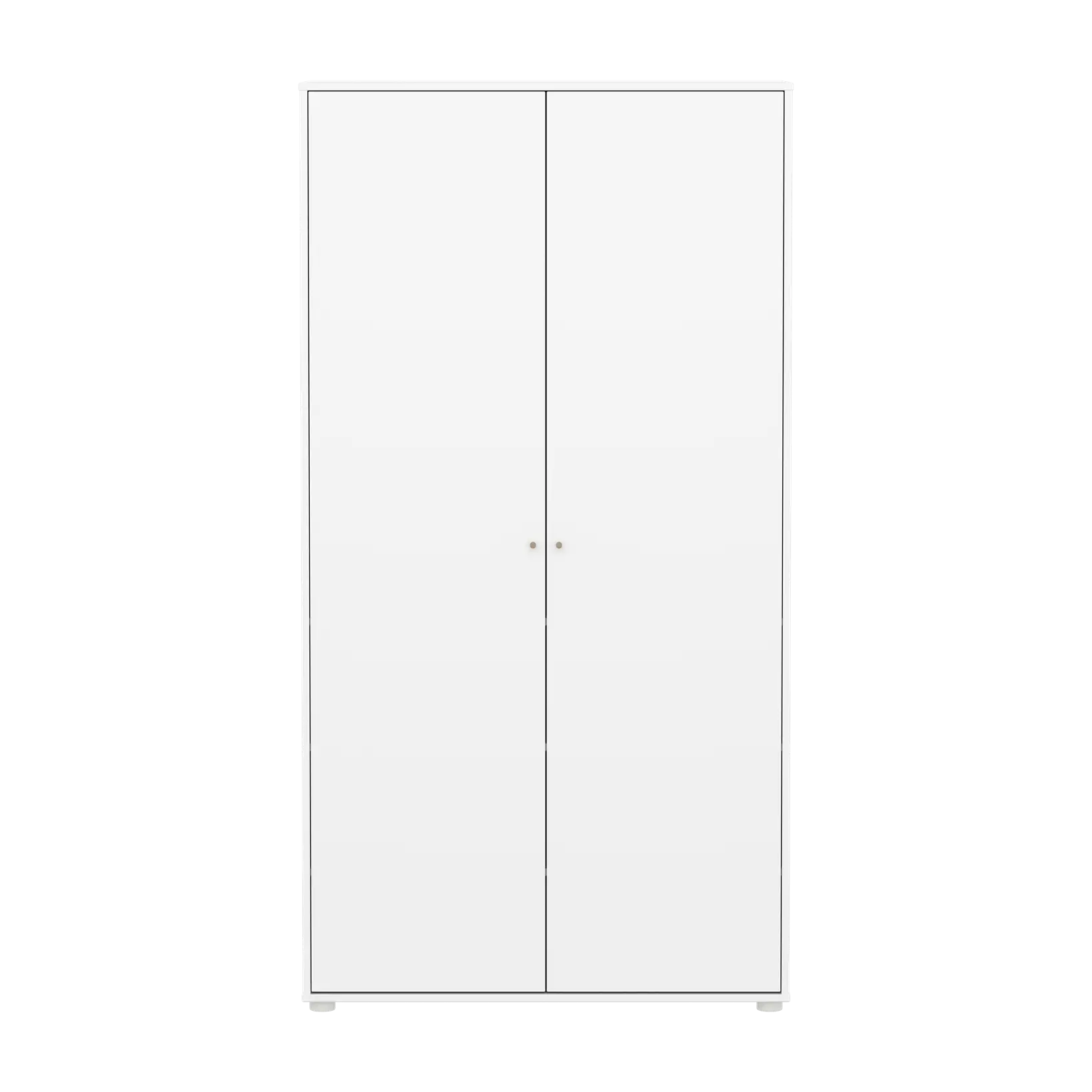 flexa-saga-kleiderschrank-2-t-ren-oat-griffe-wei image 2