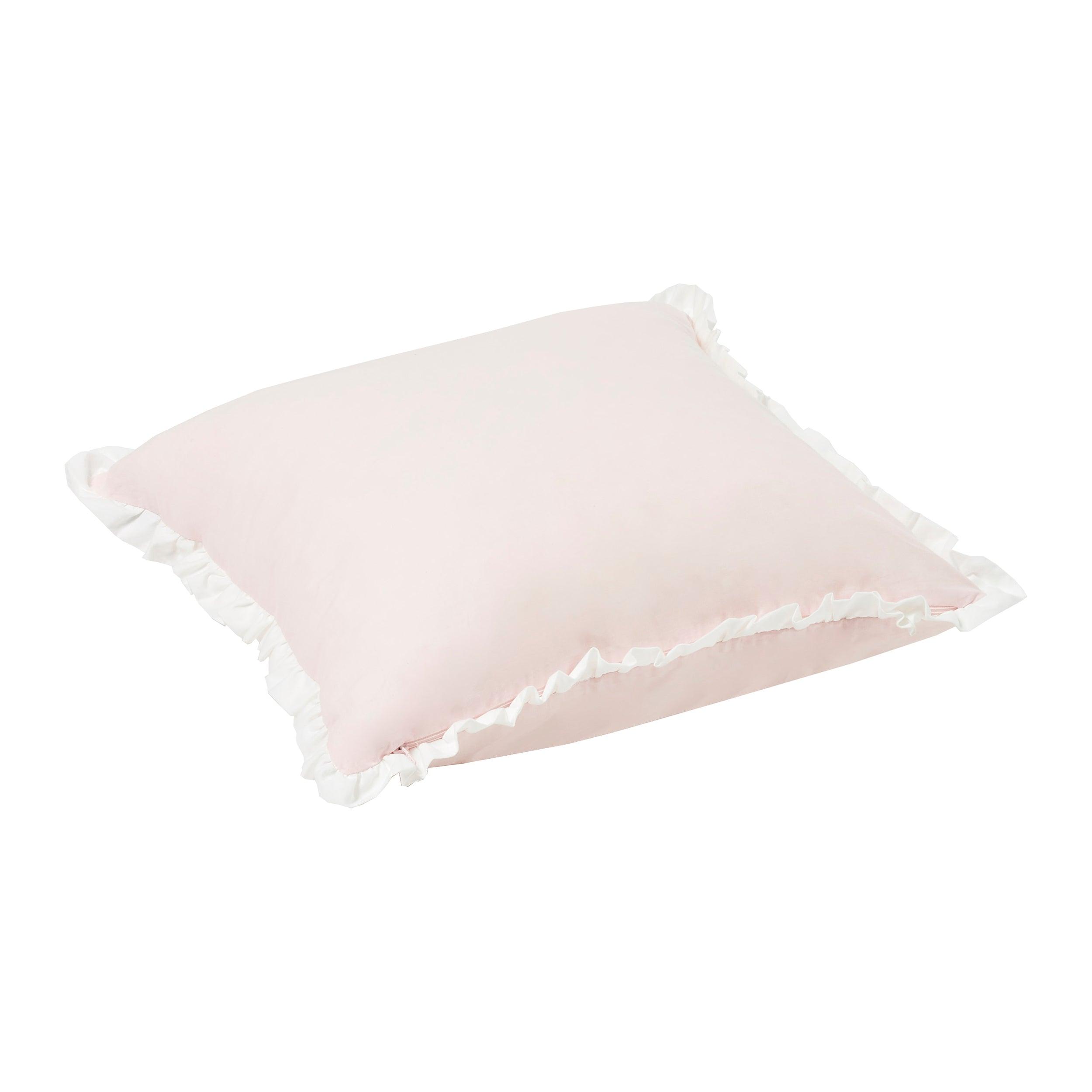 hoppekids-winter-wonderland-kissen-50x50-cm-rosa-mit-r-schen image 1