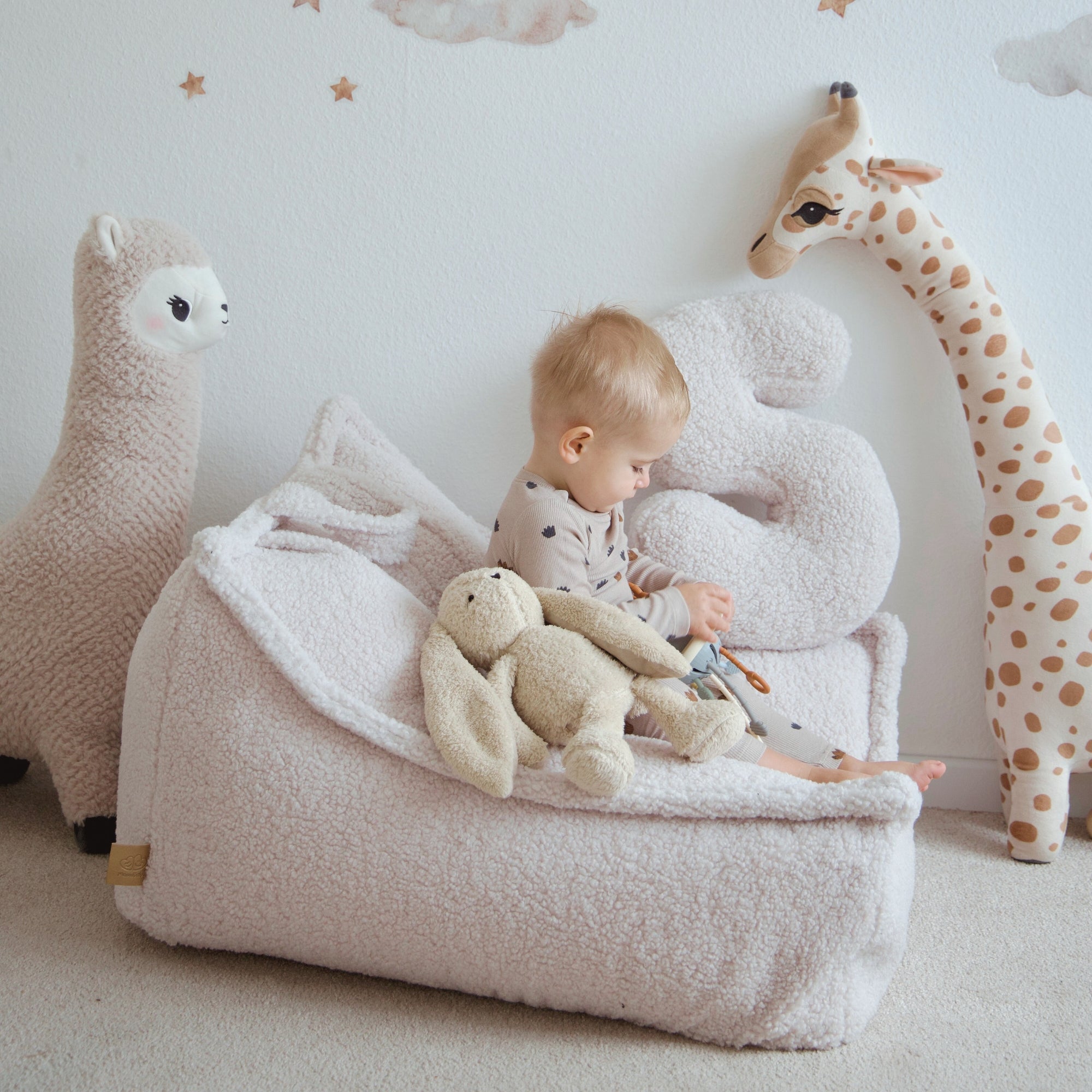 meowbaby-bearly-eckiger-kinderpouf-soft-teddy-edition image 1
