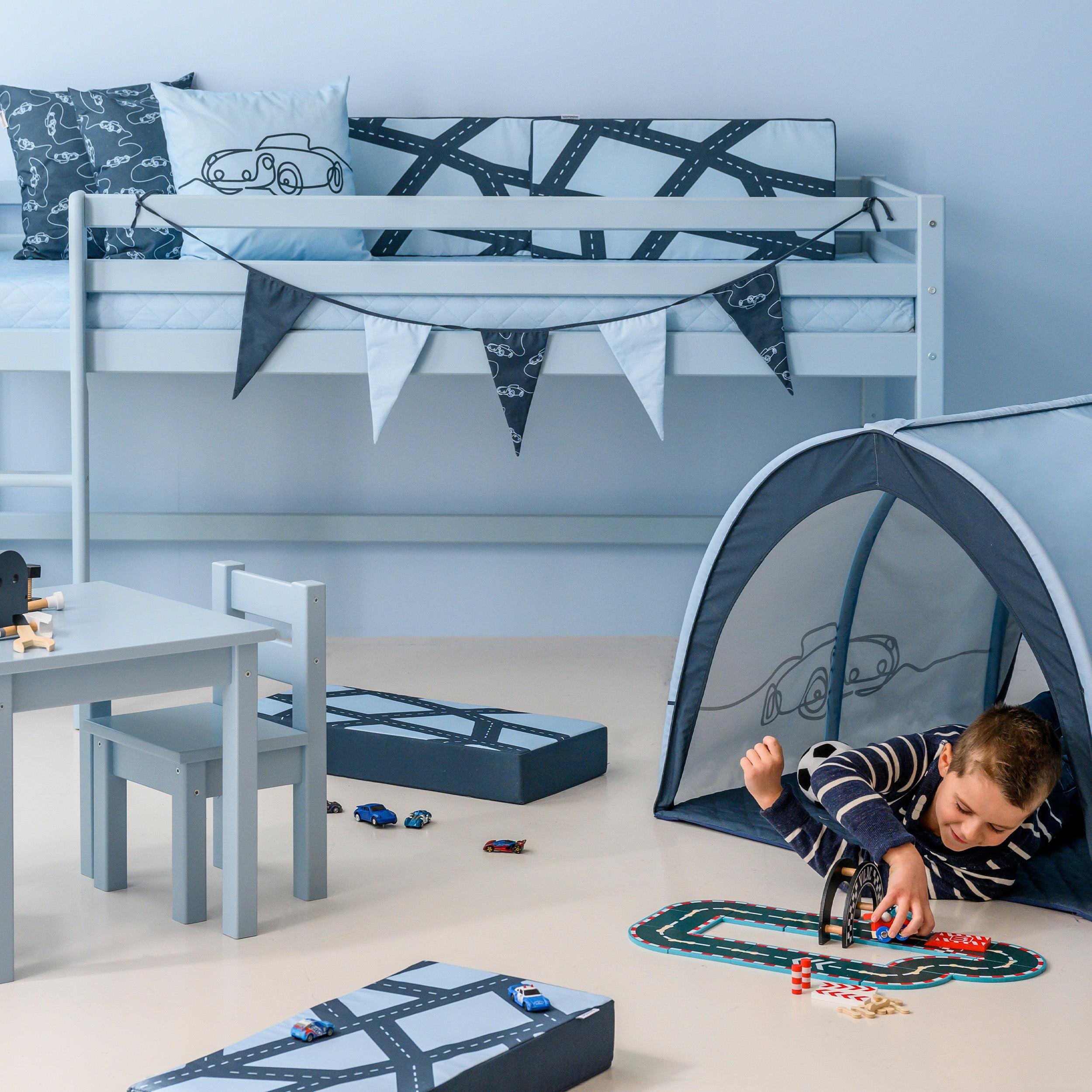 hoppekids-cars-wimpelkette-mit-bindeb-ndern-5-flaggen-deko image 2