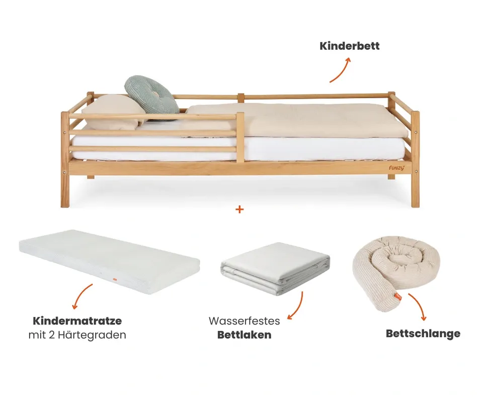 funzy-kinderbett-nestbau-full-care-set-mit-matratze-zubeh-r image 1