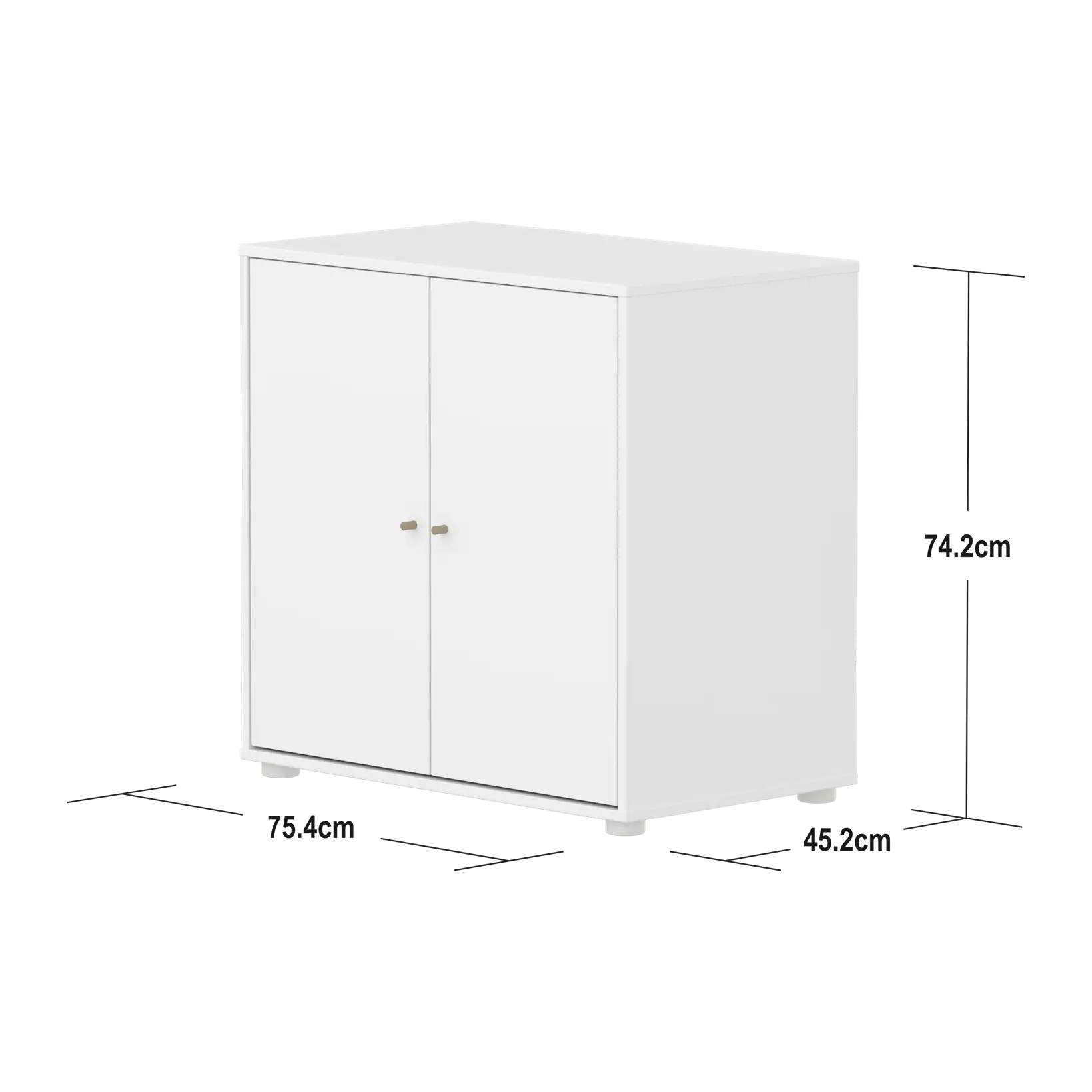 flexa-saga-schrank-2-t-ren-oat-metallgriffe-wei image 4