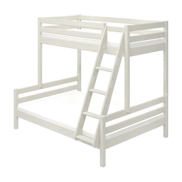 flexa-classic-familienbett-90-140x200-cm-mit-leiter-und-absturzsicherung-wei-184 image 1
