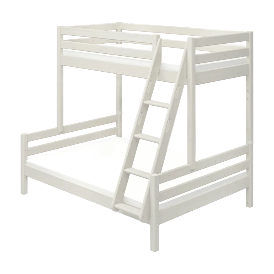 flexa-classic-familienbett-90-140x200-cm-mit-leiter-und-absturzsicherung-wei-184 image 1