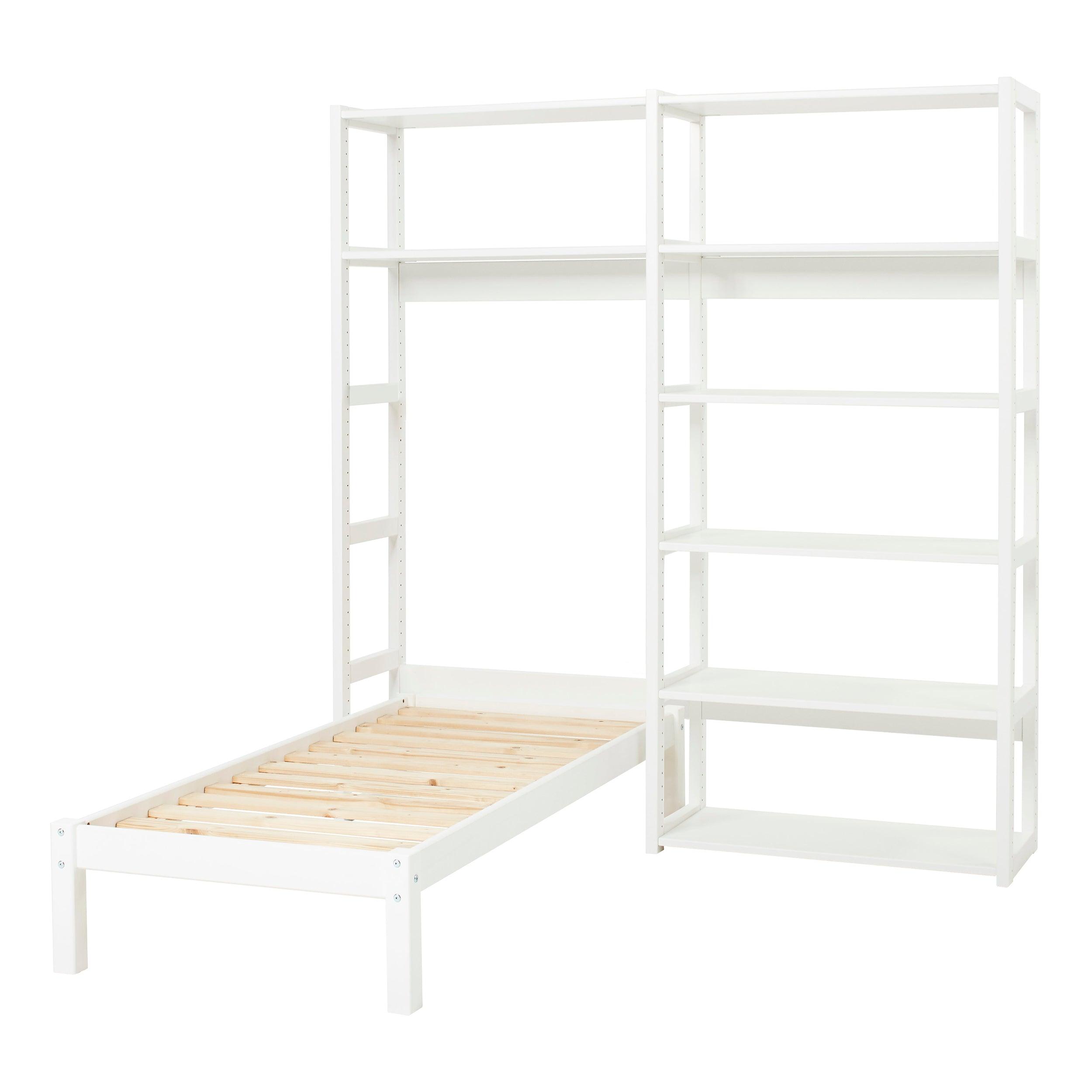 hoppekids-storey-set-mit-bett-70x160-cm-und-8-regalen image 1