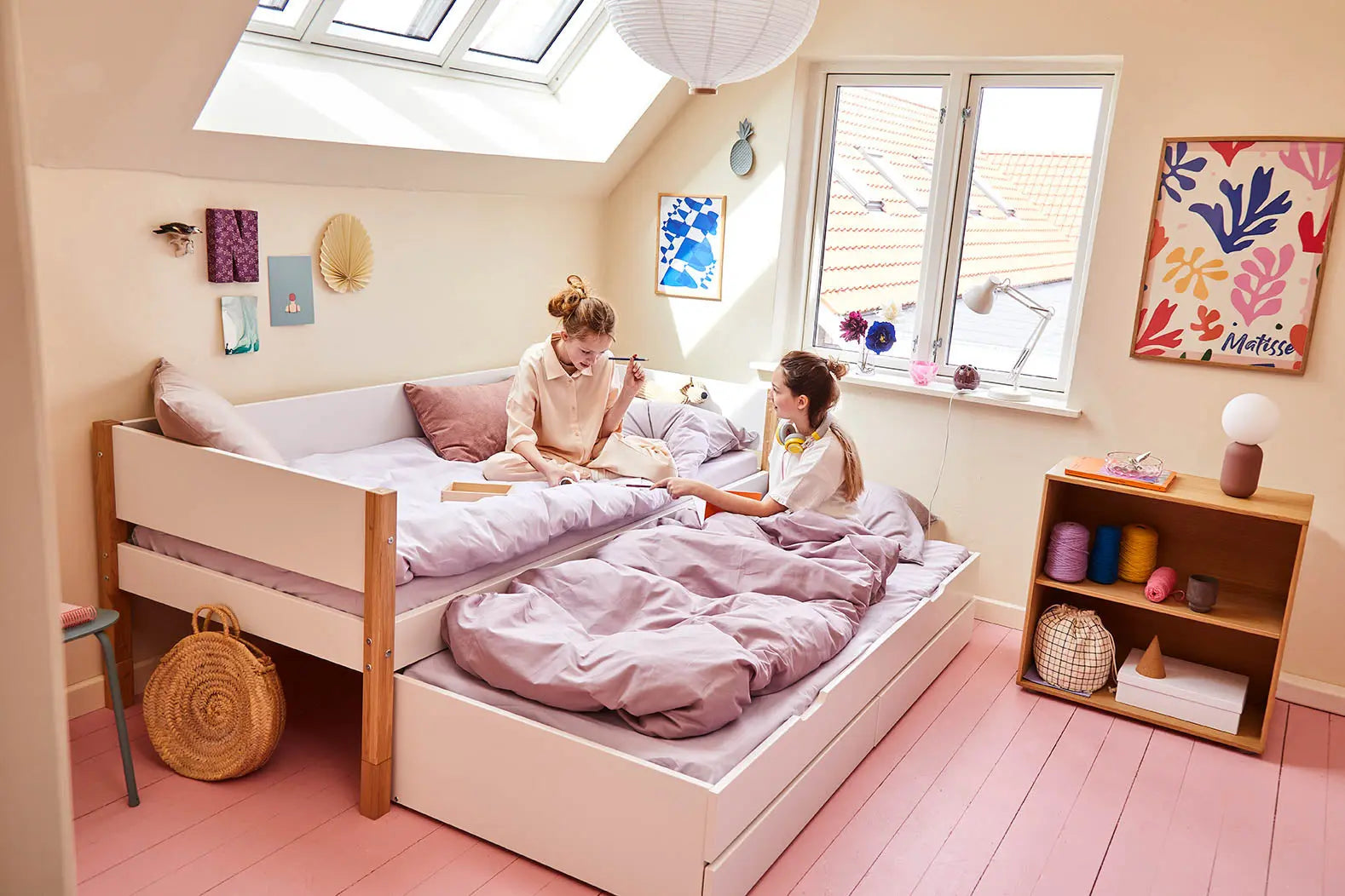 flexa-nor-ausziehbett-mit-stauraum-90x190-cm-wei-eiche image 5