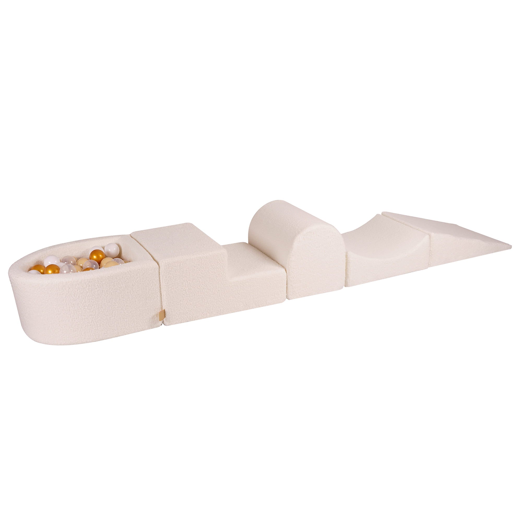 meowbaby-schaumspielset-boucl-crem-weiss-mit-b-llebad-100-b-lle-eigene-farbauswa image 1