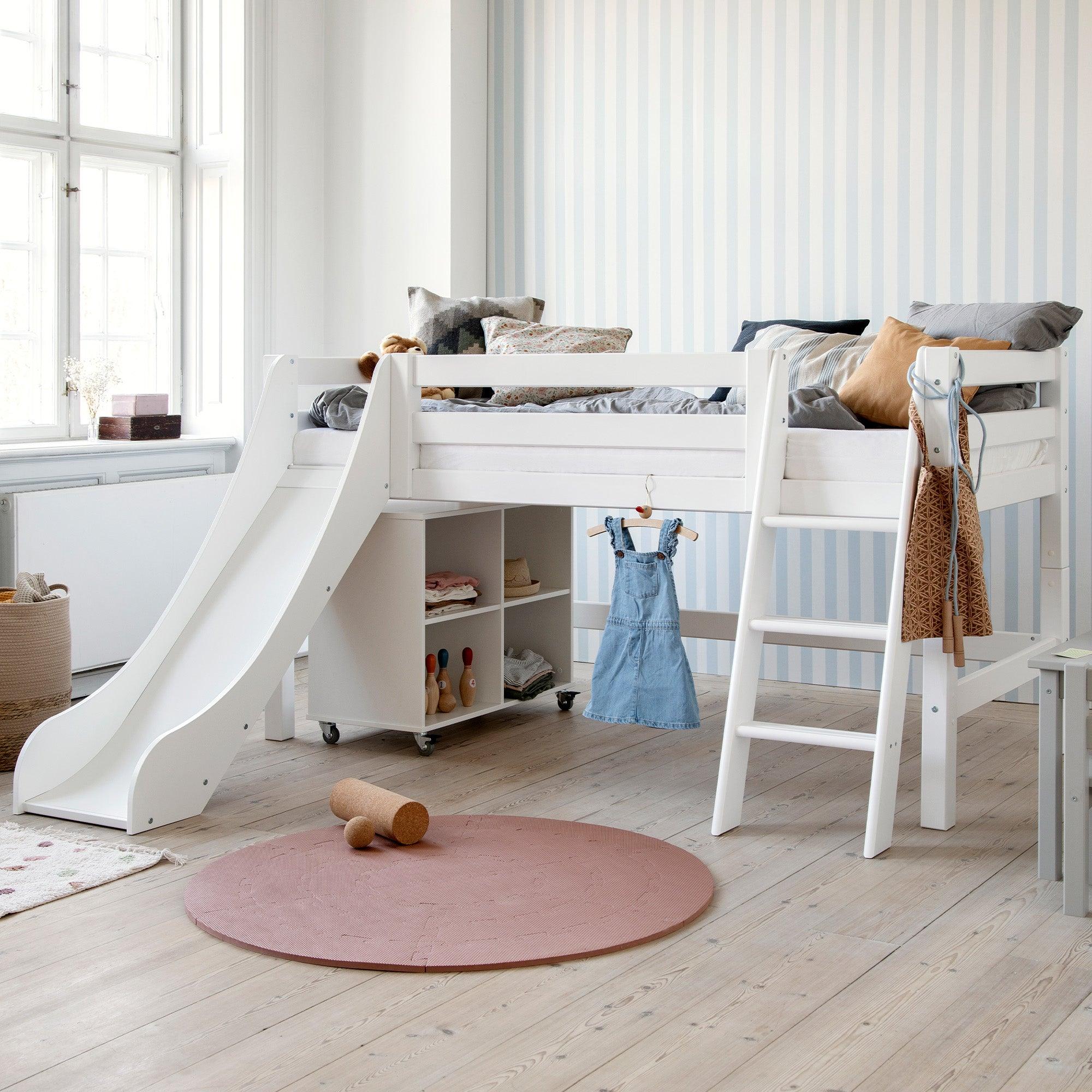 hoppekids-eco-luxury-halbhochbett-mit-rutsche-komplettbett image 7