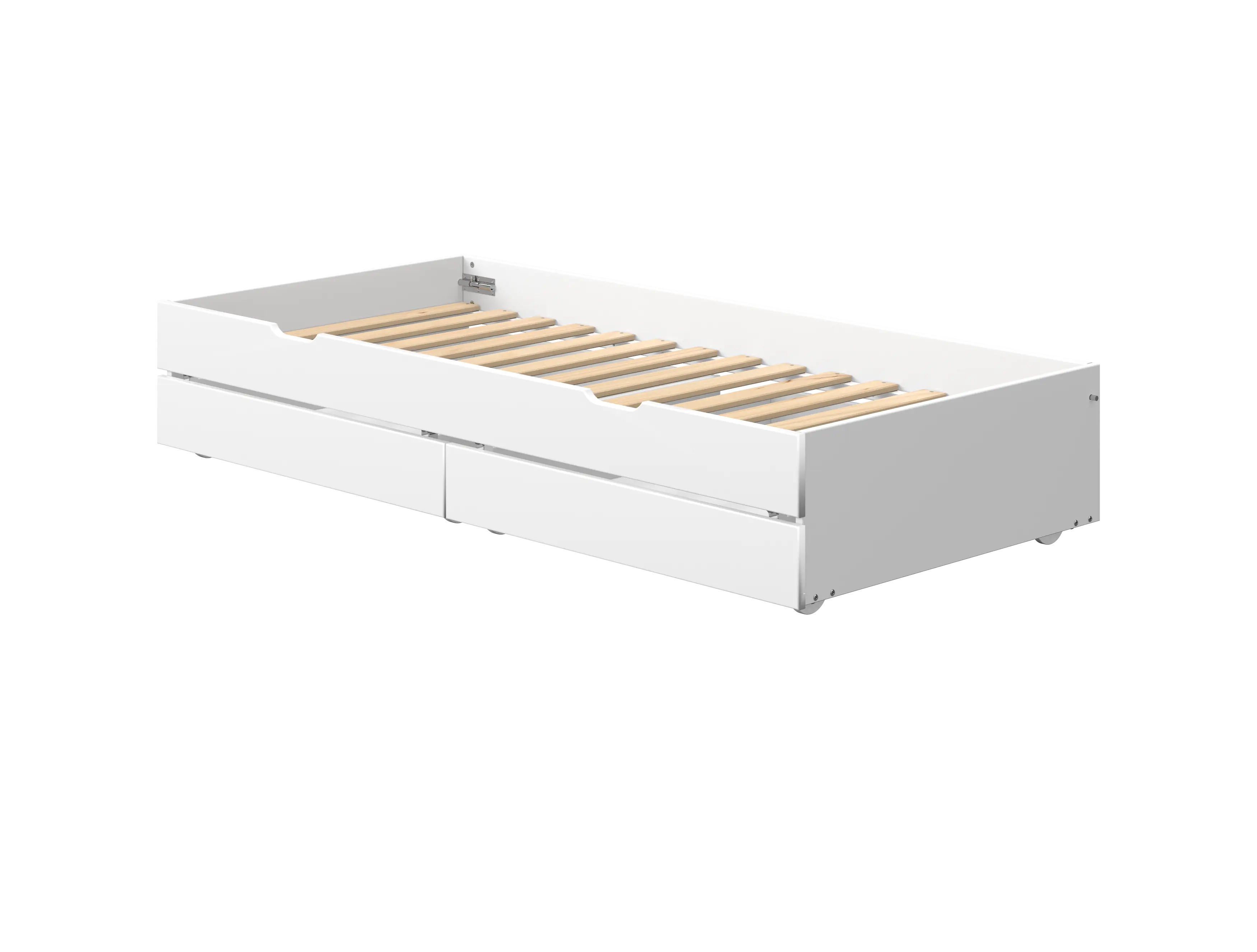flexa-white-ausziehbett-mit-2-schubladen-90x190-cm-wei image 1
