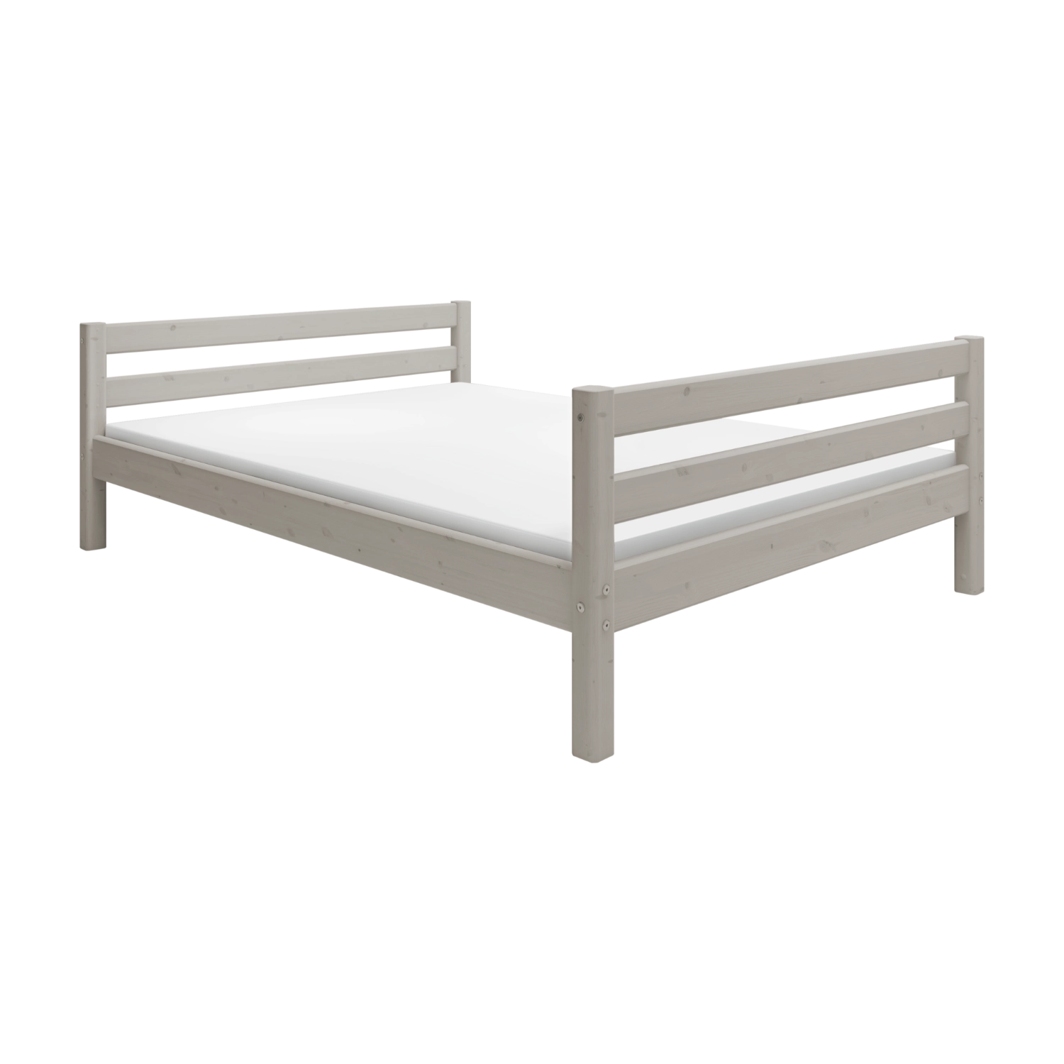 flexa-classic-einzelbett-140x200-cm-grau-mit-lattenrost image 1