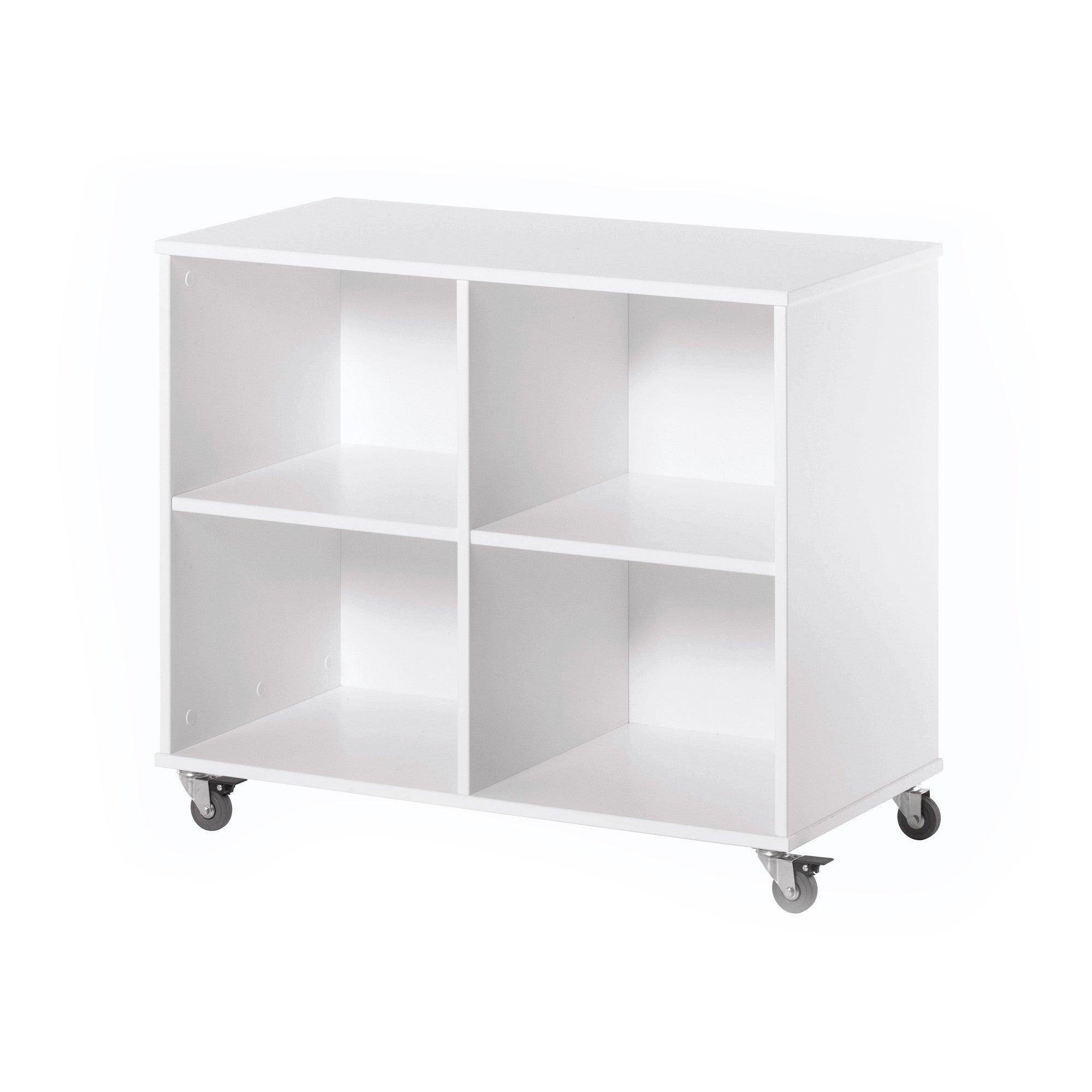 hoppekids-raumteiler-regal-mit-rollen-4-f-cher image 6