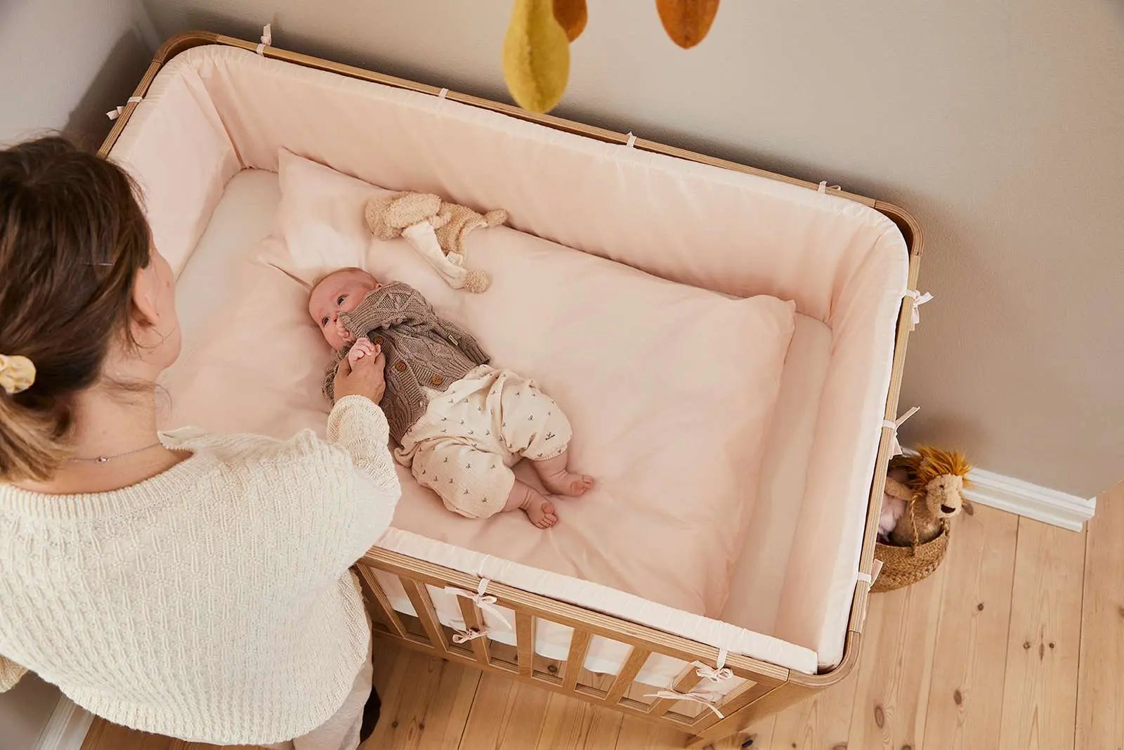 flexa-dawn-baby-bettw-sche-70x100-cm-mauve-morn-100-baumwolle-oeko-tex-standard- image 2