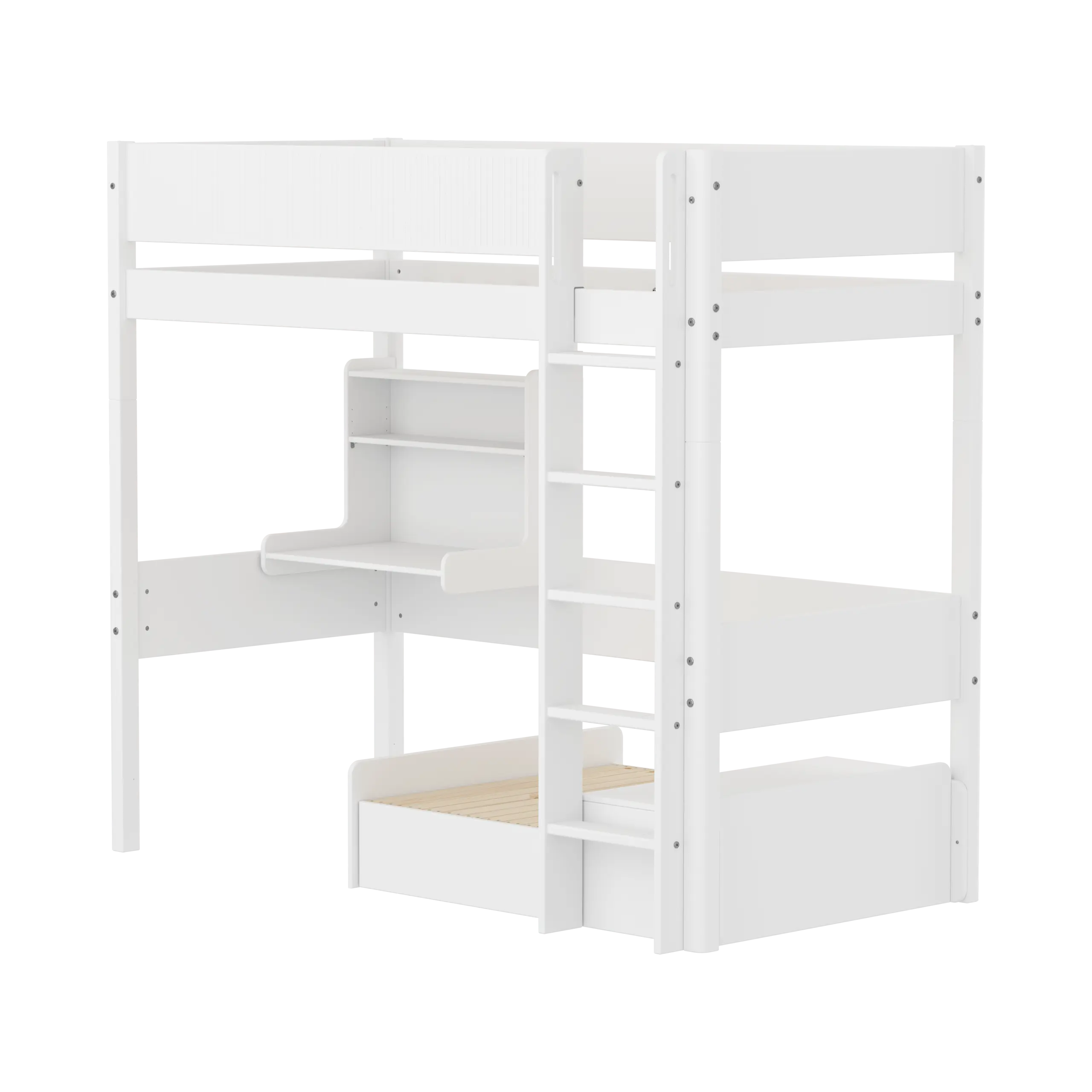 flexa-white-casa-hochbett-184-cm-mit-sofa-schreibtisch-und-leiter-90x200-cm-wei image 1