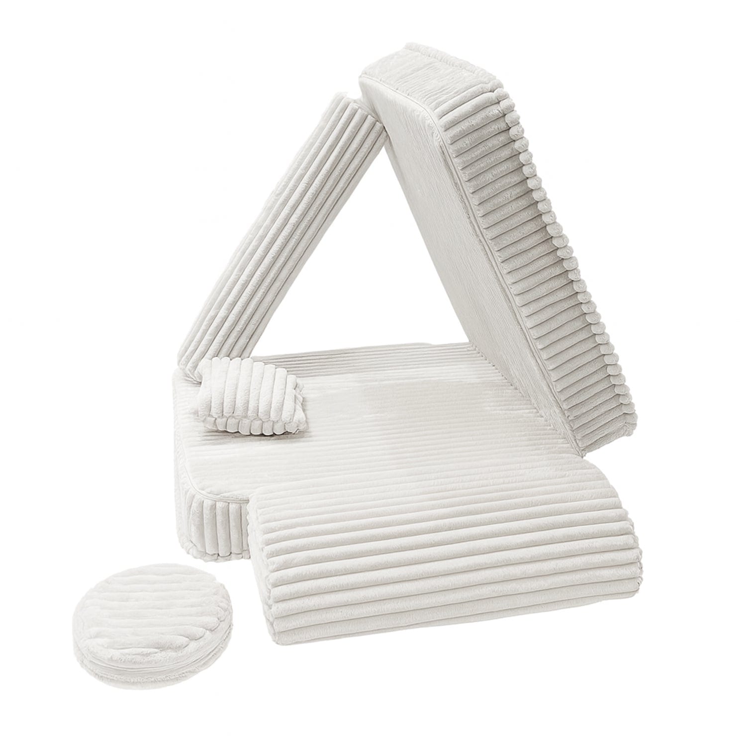 meowbaby-churros-3-in-1-kindersessel-faltbare-kindercouch-spielmatratze-pl-schco image 7