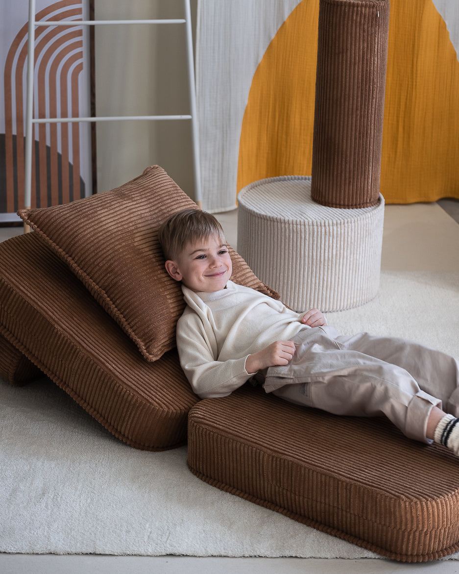wigiwama-blockkissen-quadratisches-deko-kissen-f-r-kinder-toffee-cord image 3