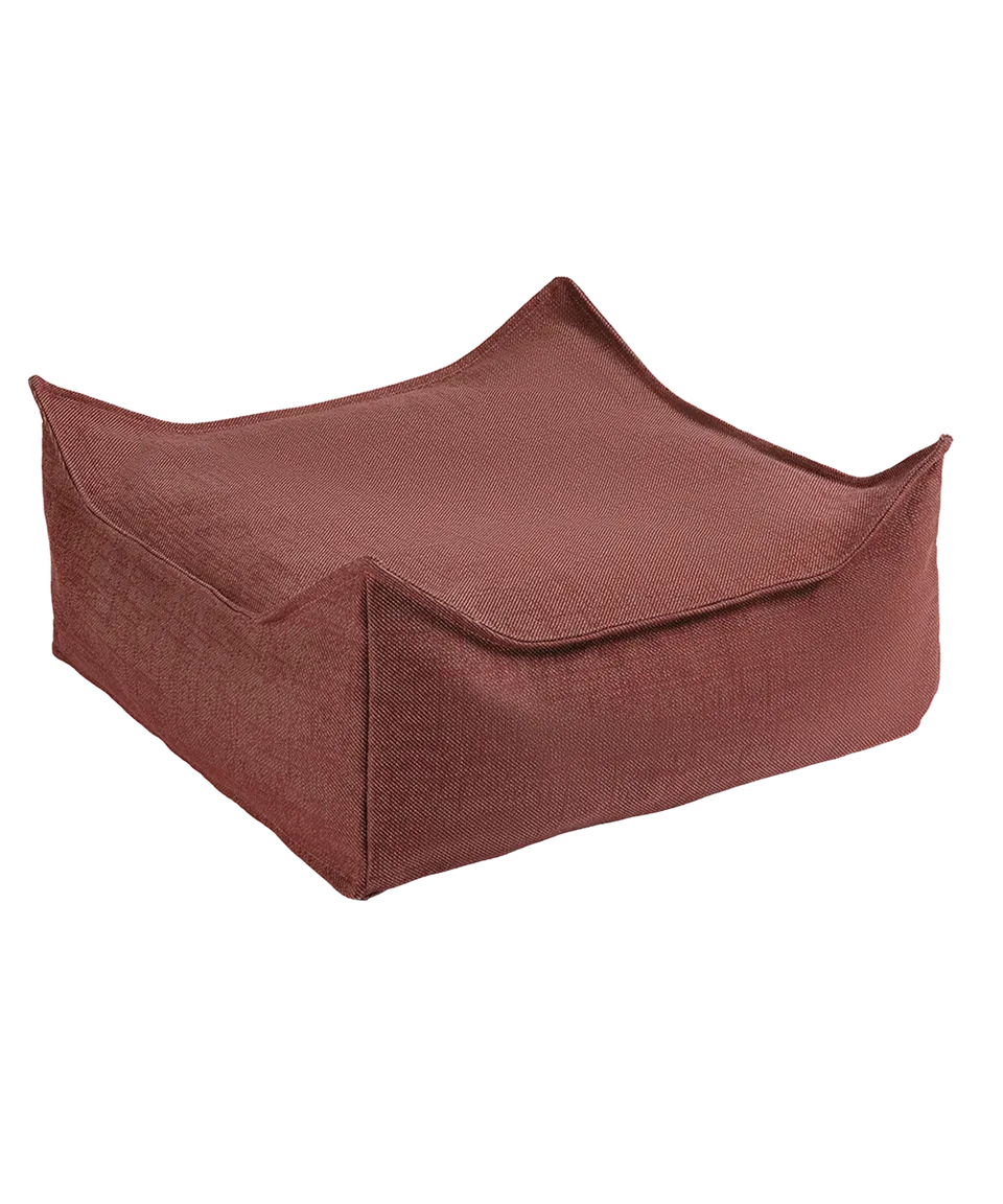 wigiwama-outdoor-square-ottoman-pomegranate-wetterfester-kinder-hocker image 1