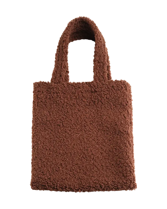 wigiwama-classic-tote-bag-warm-hazel-teddy-shopper image 1