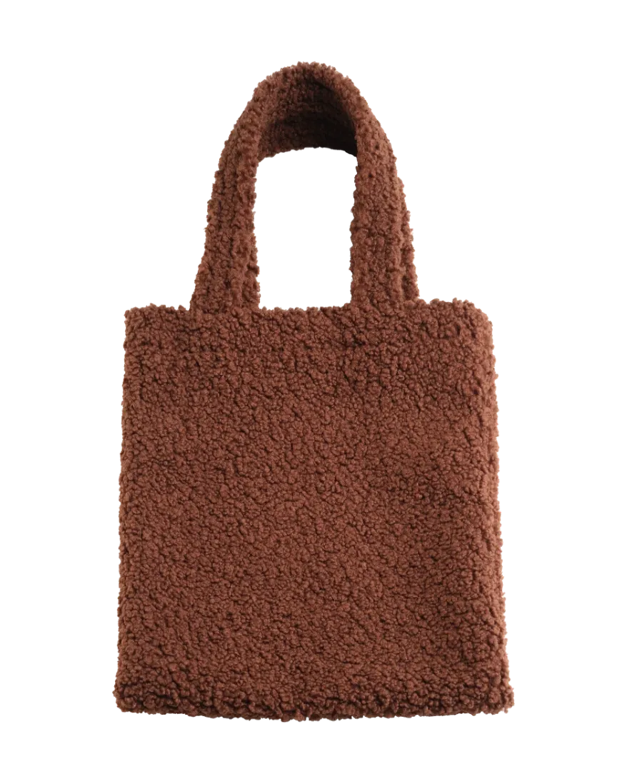 wigiwama-classic-tote-bag-warm-hazel-teddy-shopper image 1